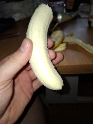 Banane geschält