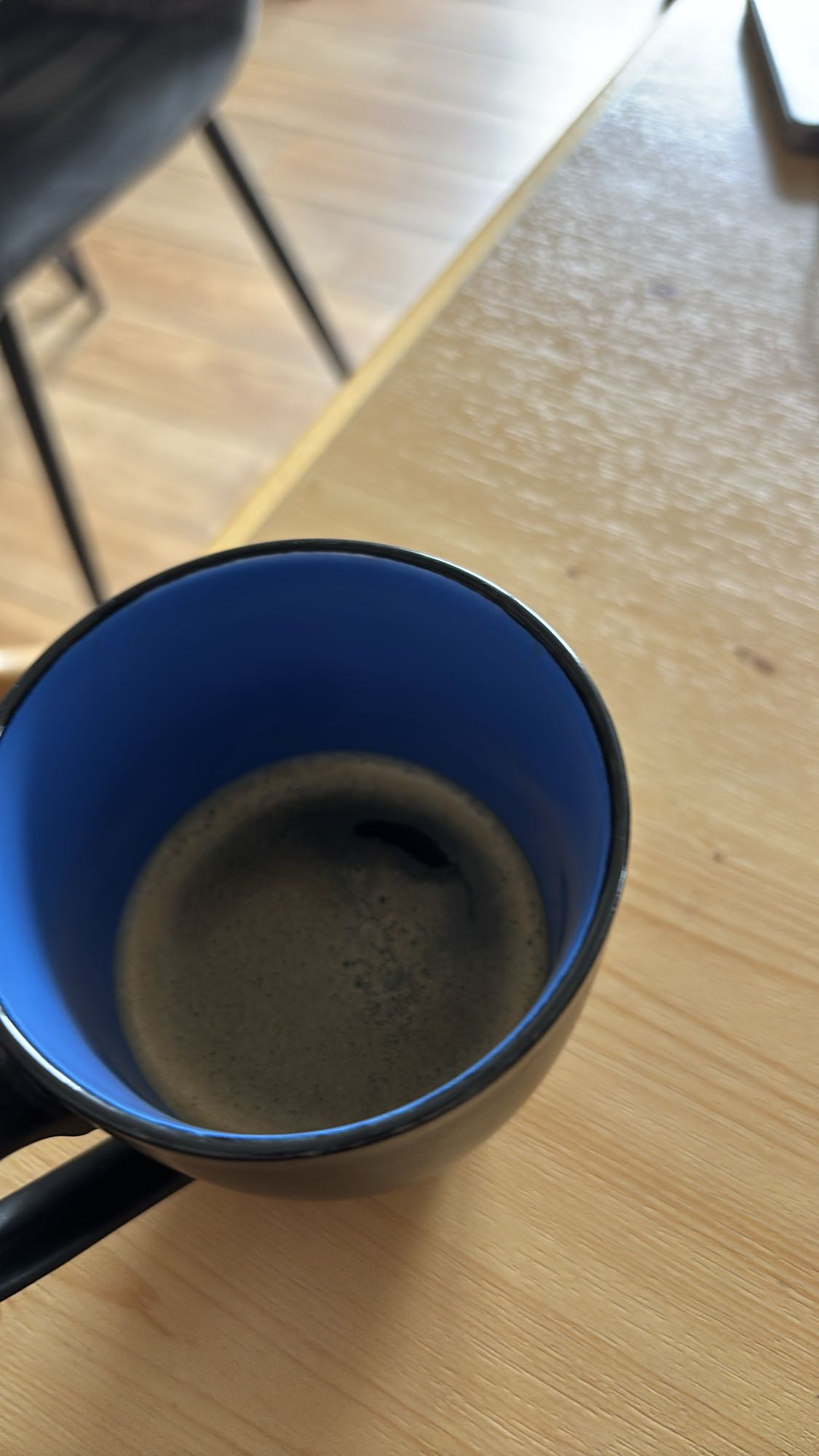 Tasse schwarzer Kaffee