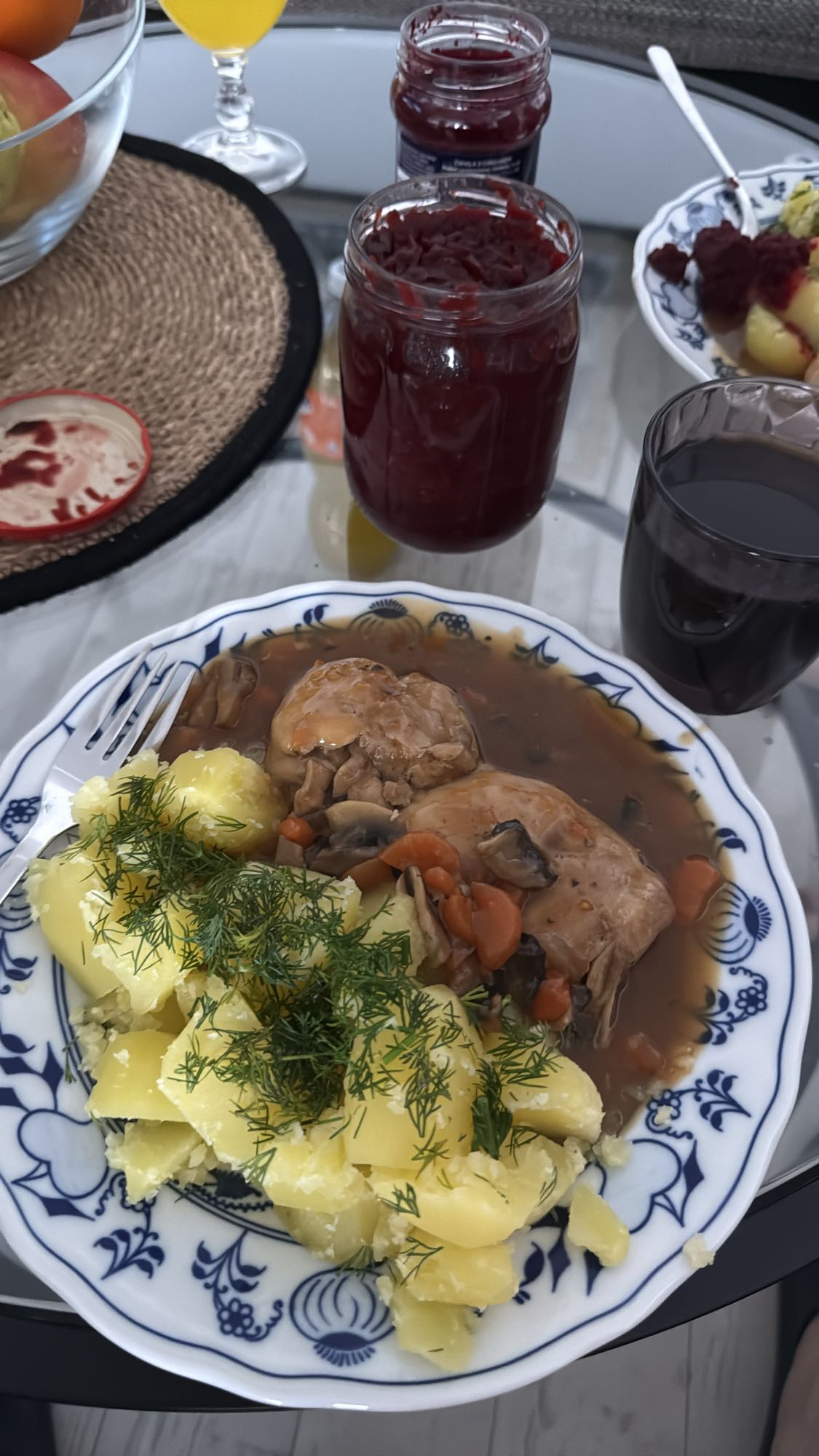 Kurczak z ziemniakami