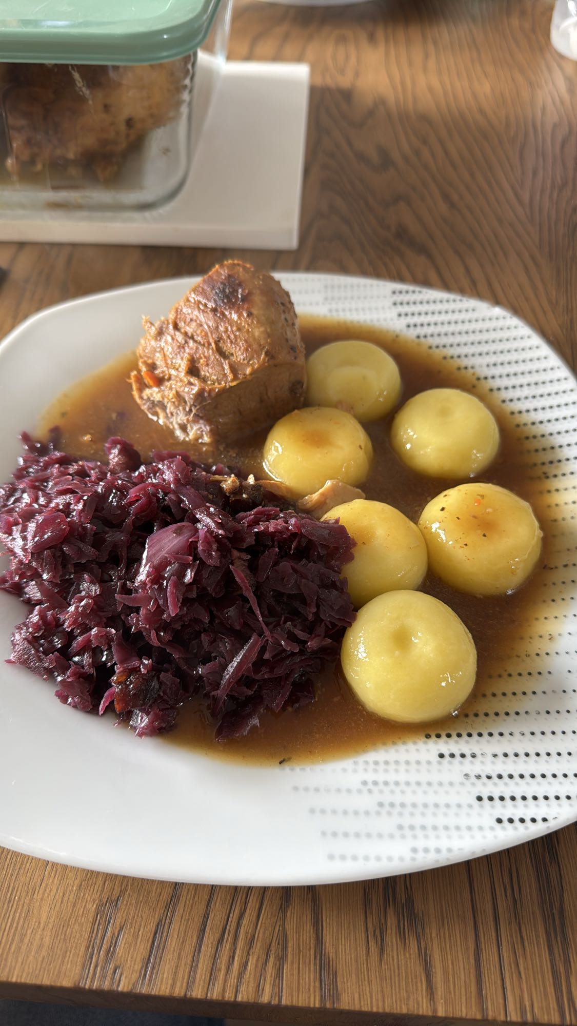 Zrazy z kluskami i kapustą