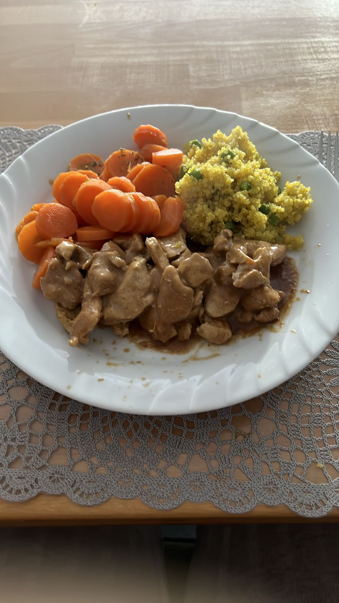 Hähnchen mit Quinoa