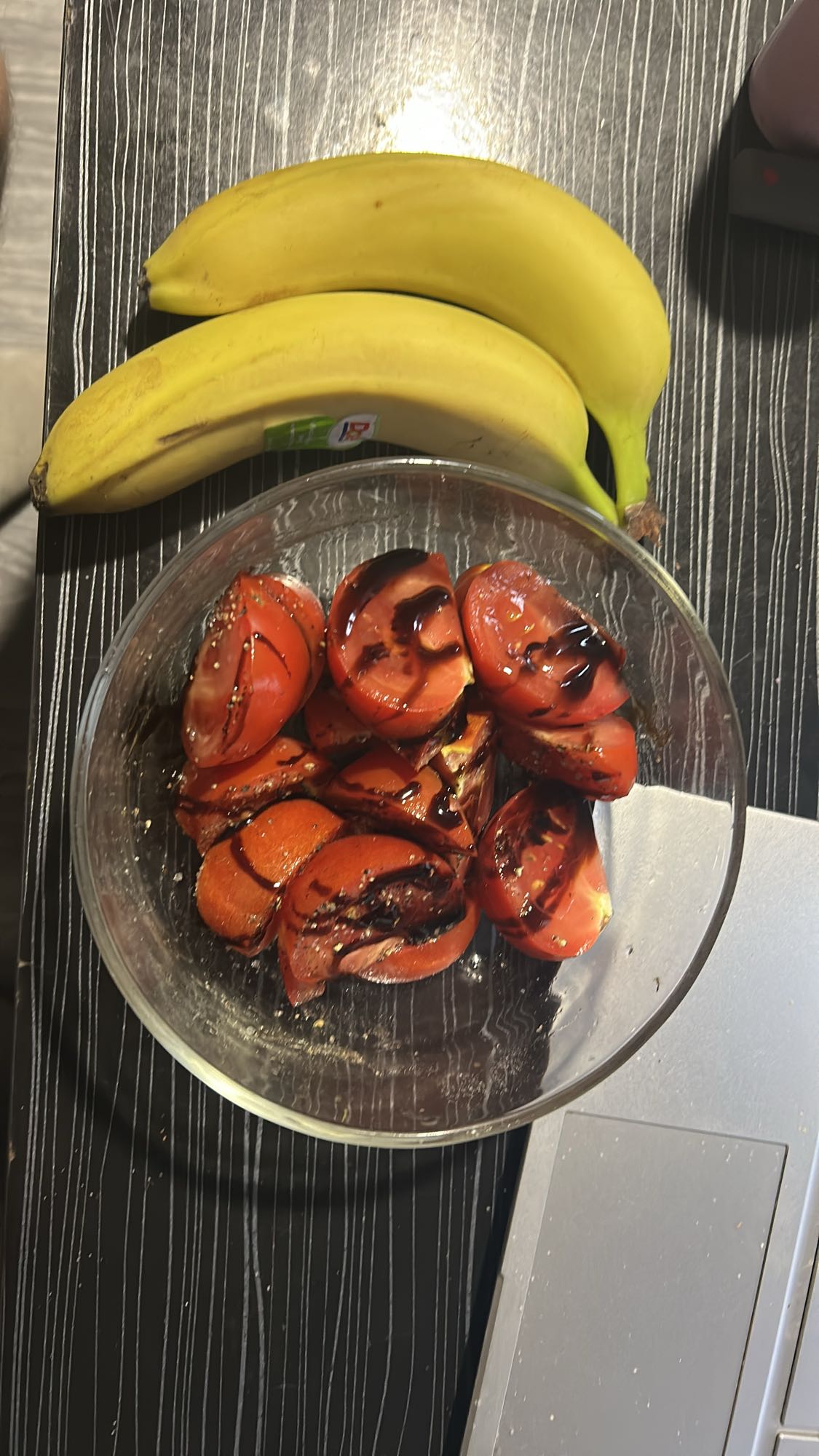 Tomato banana salad
