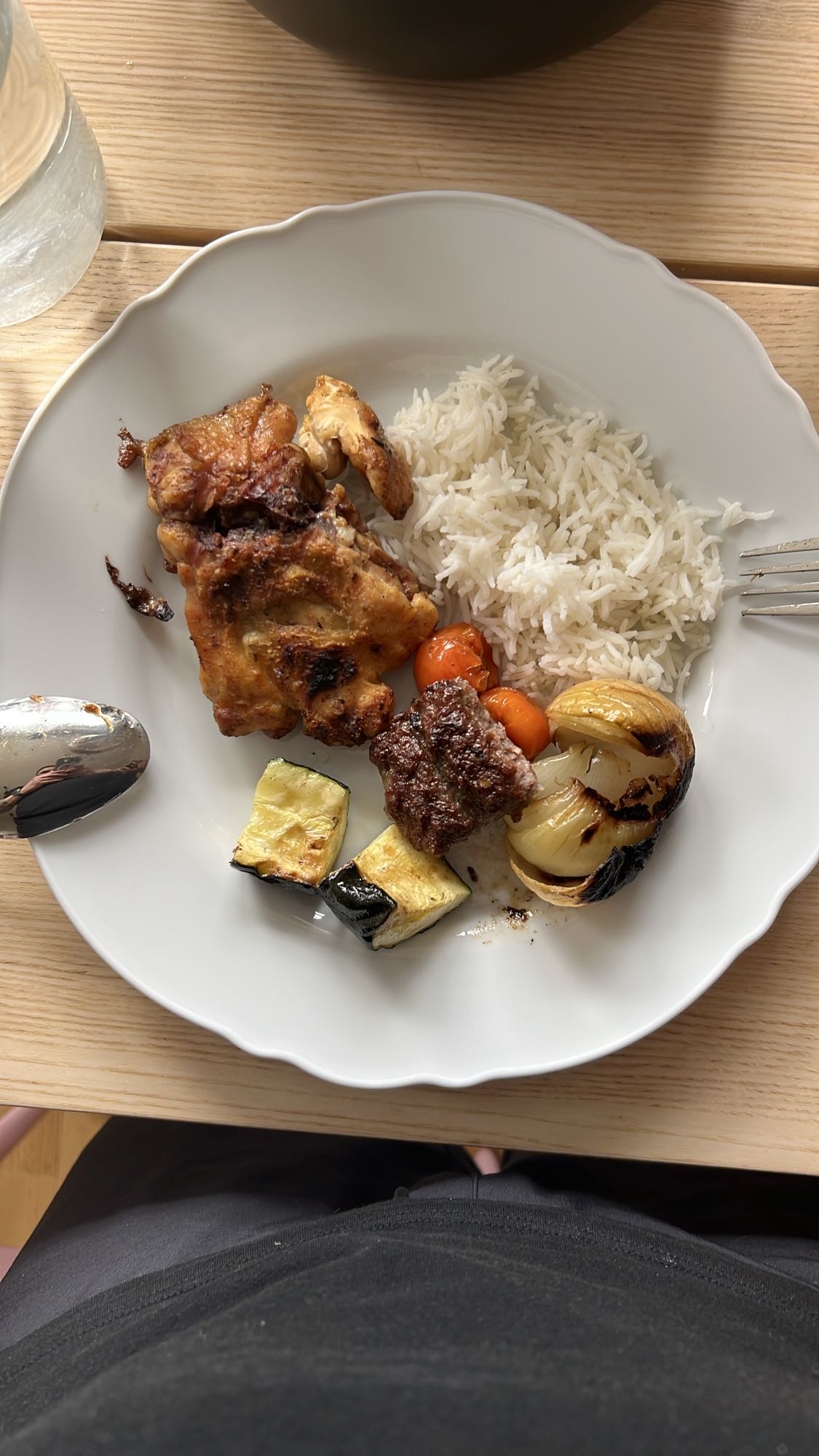 Grilltallrik med ris