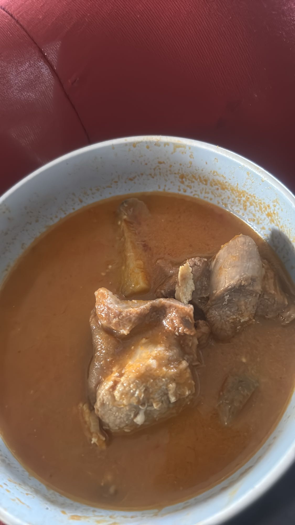 Meat and yam soup
