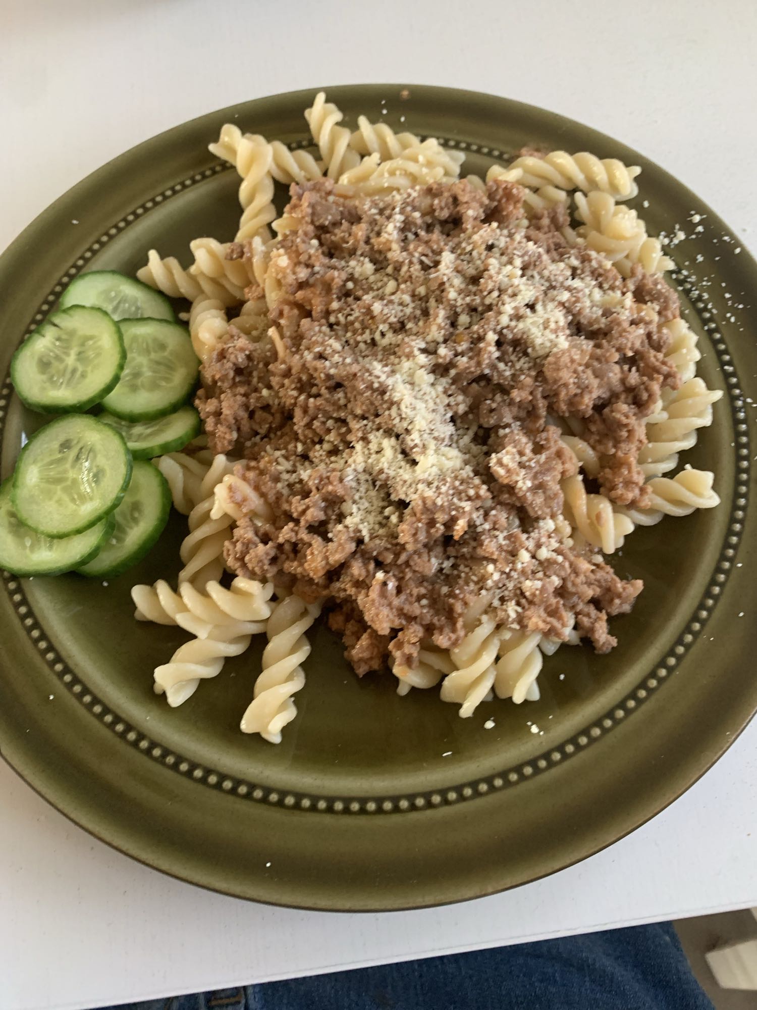 Pasta med köttfärs