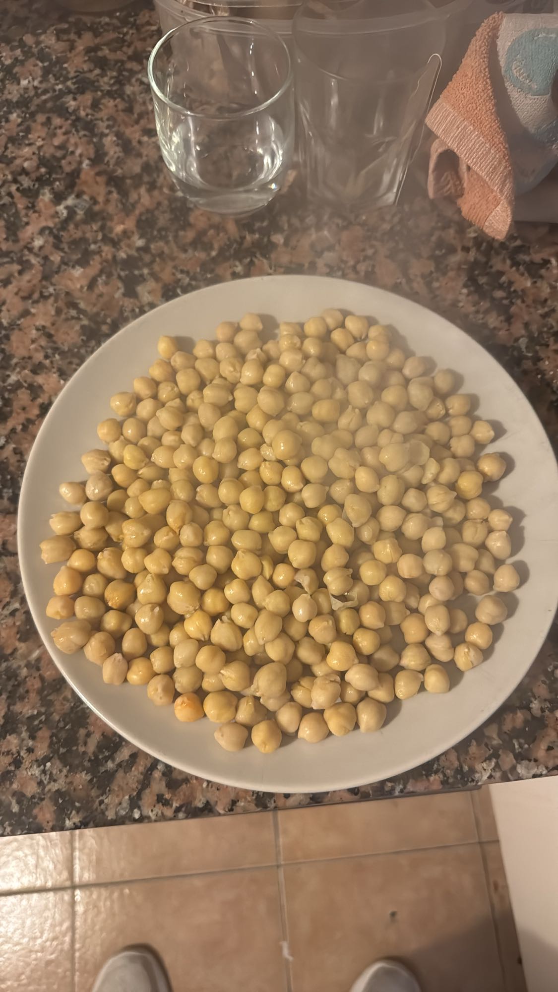 Plato de garbanzos