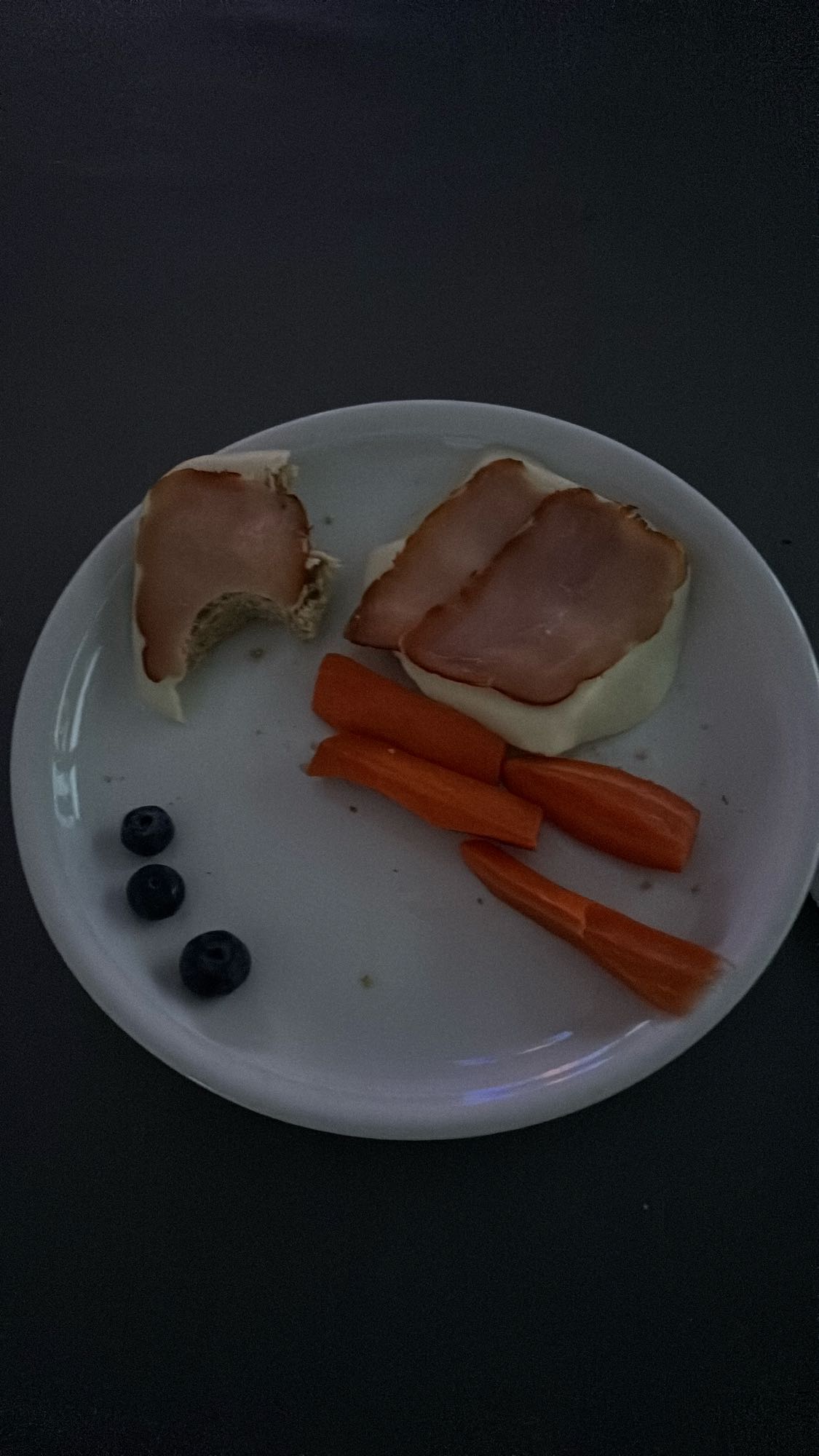 Snack con pavo y verduras