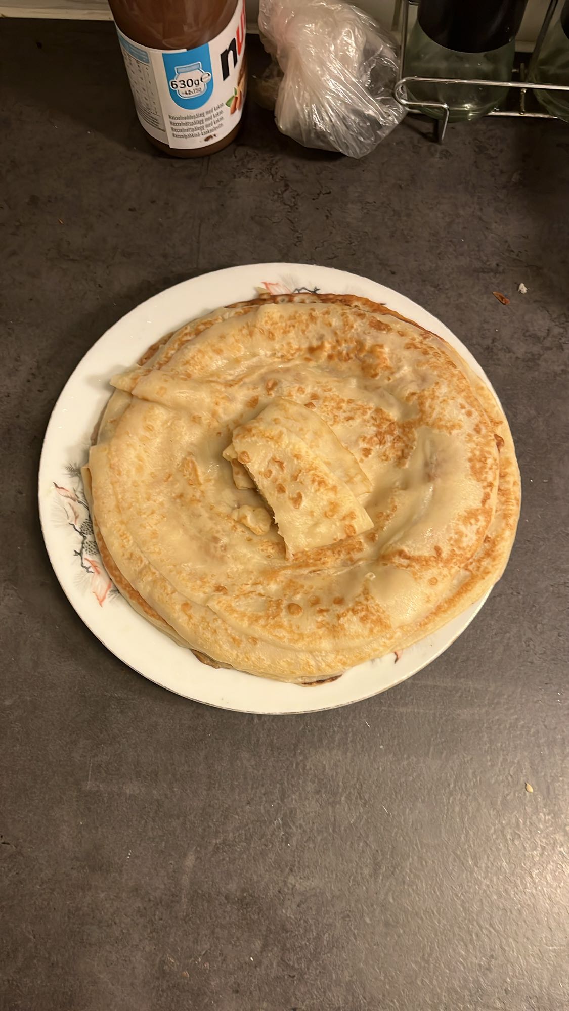 Pannkakor med Nutella