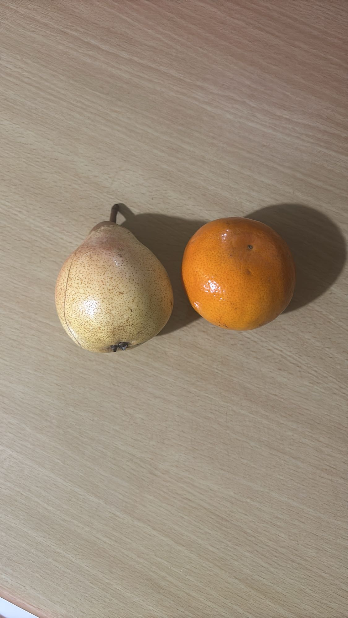 Gruszka i mandarynka