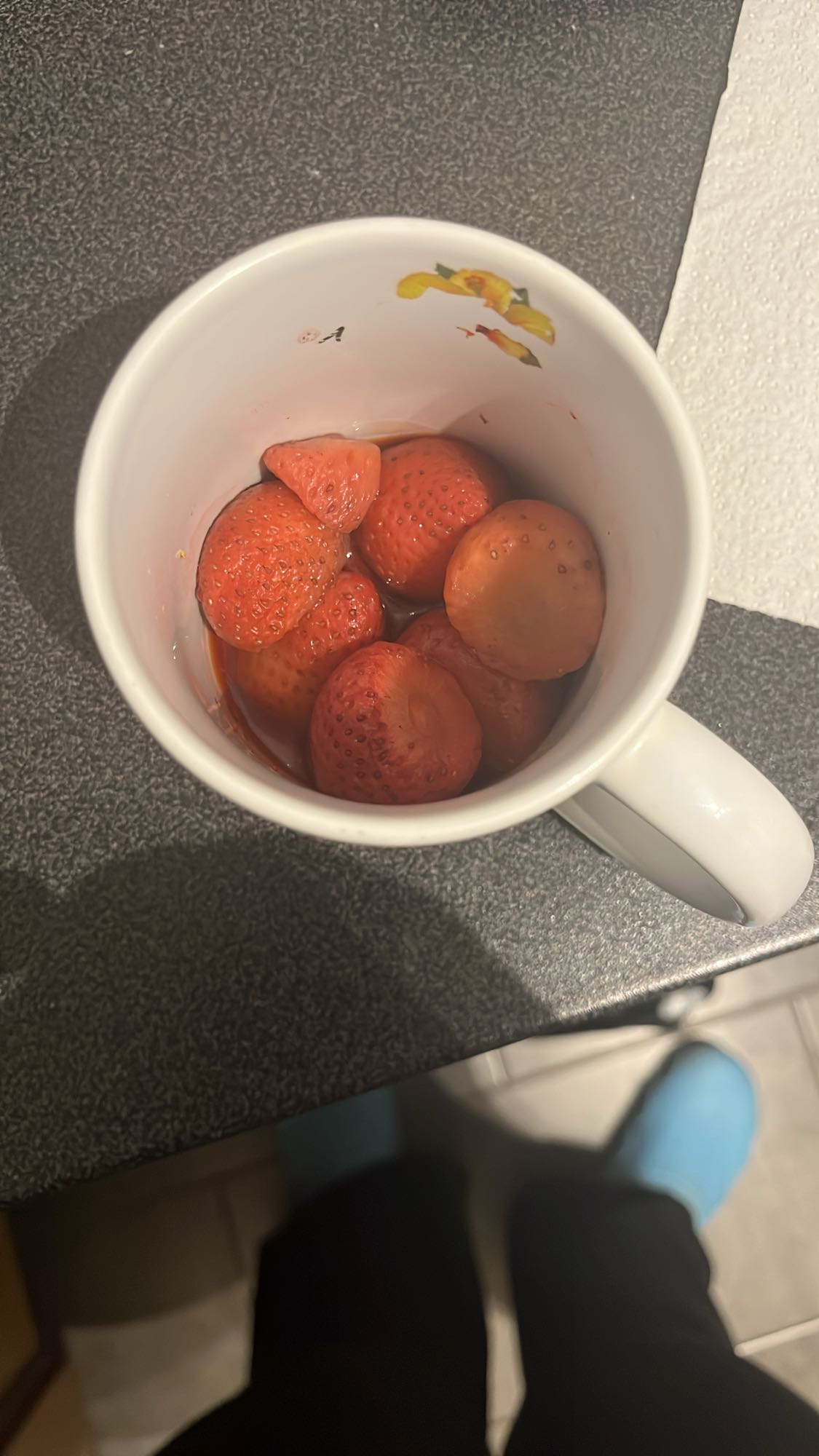 Fraises en tasse