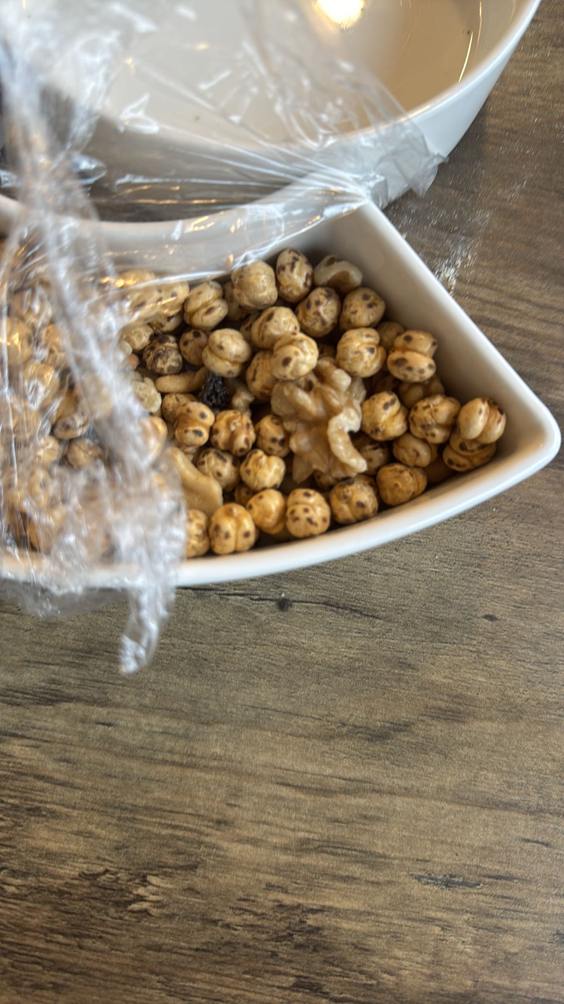 Rostade kikärtor & valnötter