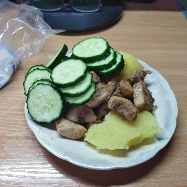 Chicken Potato Cucumber