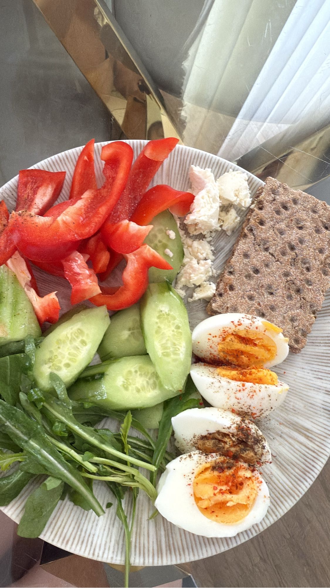 Boiled Egg Veggie Plate