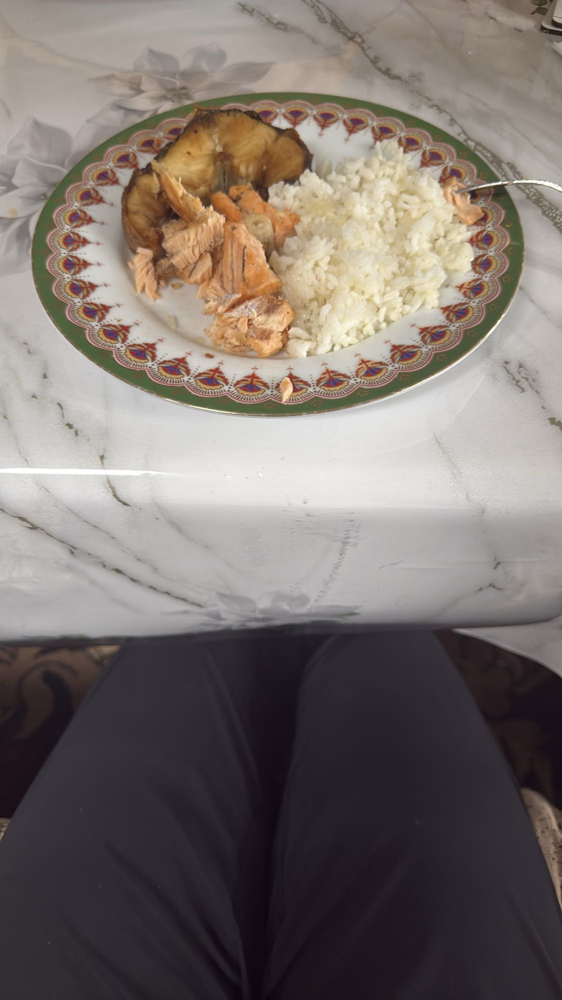 Рыба с рисом