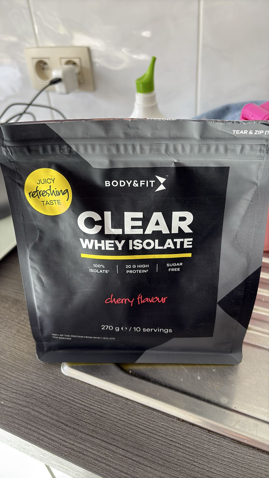 Whey isolate kersensmaak