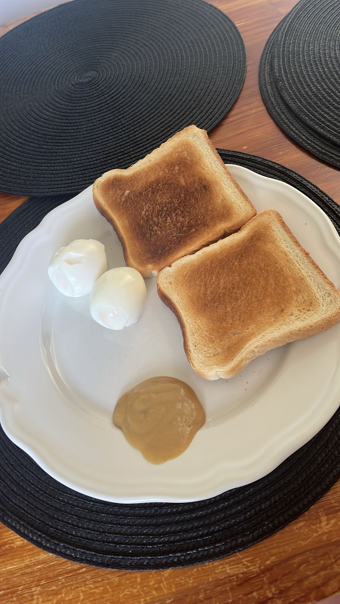 Egg Toast with Mustard