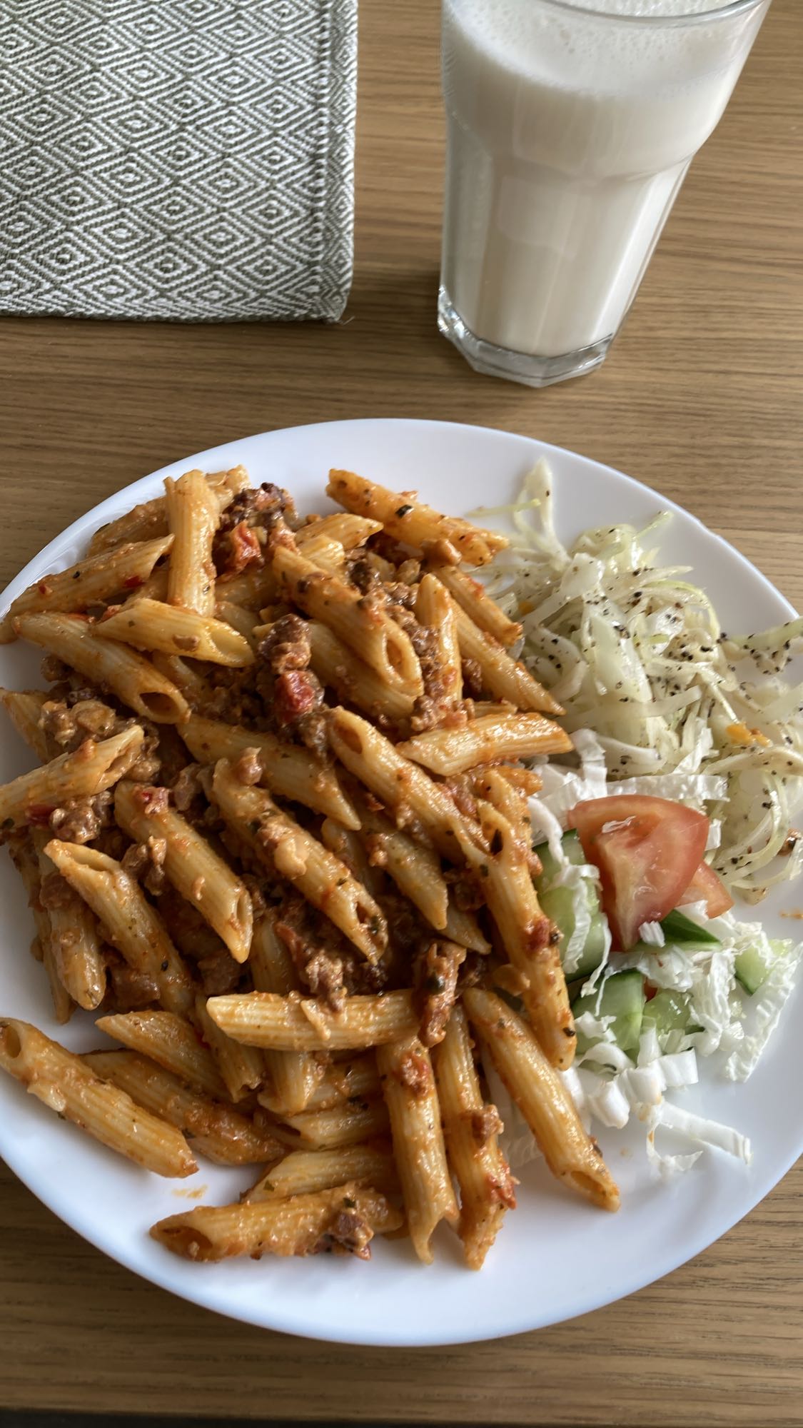 Pasta med köttfärs