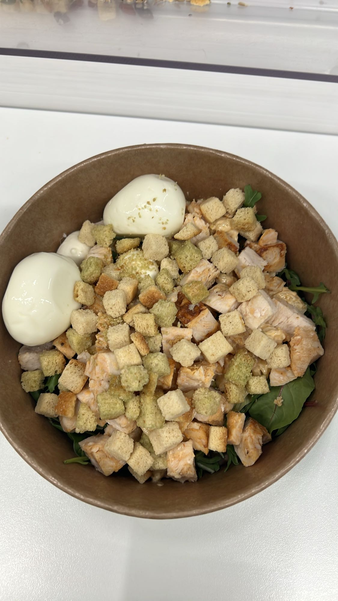Kycklingsallad med ägg
