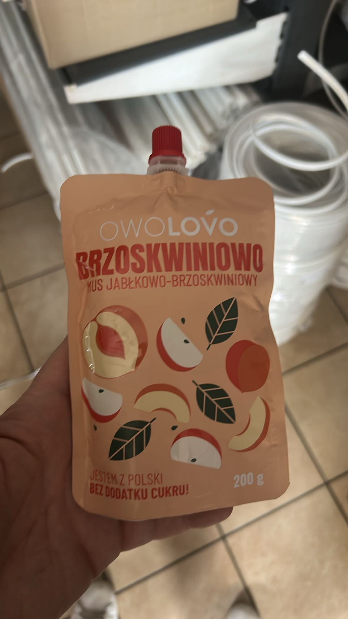 Mus jabłkowo-brzoskwiniowy