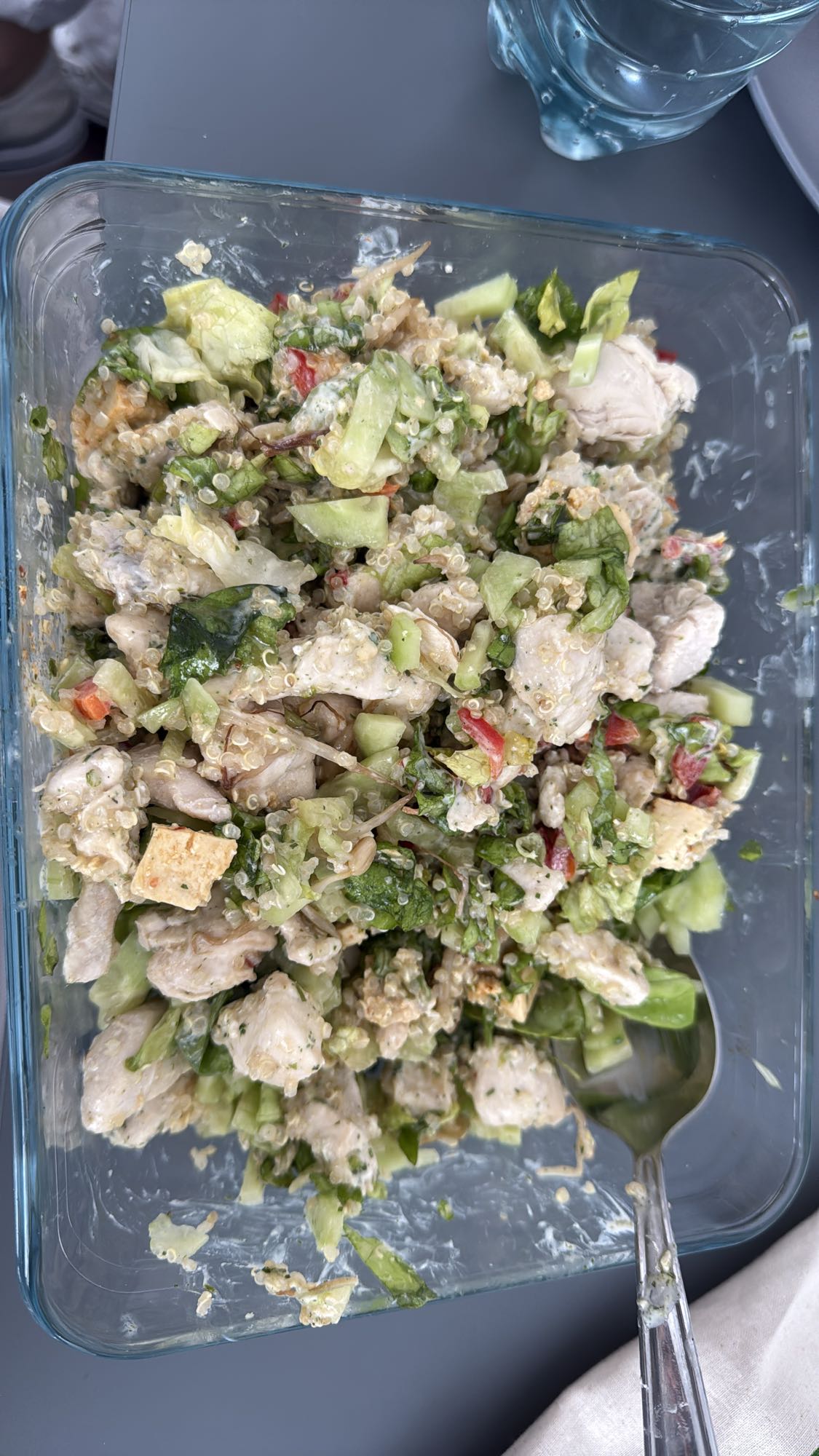 Salade de poulet quinoa