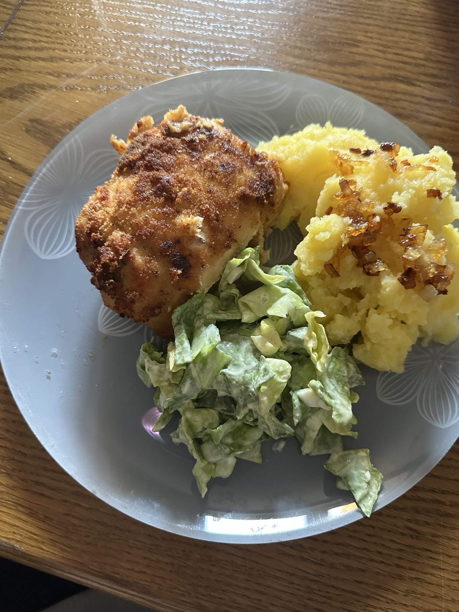 Kotlet z ziemniakami