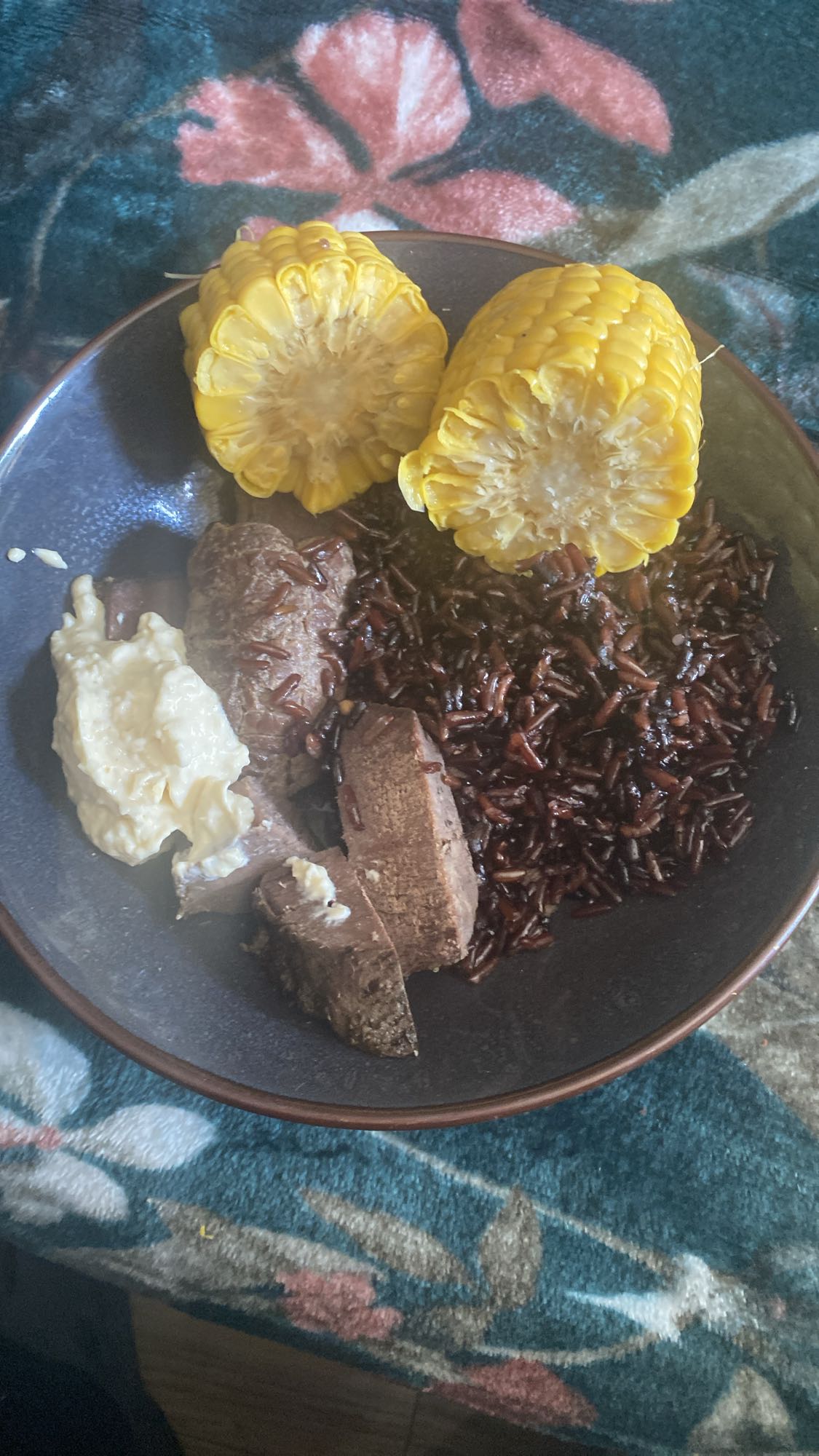 Wołowina z czarnym ryżem