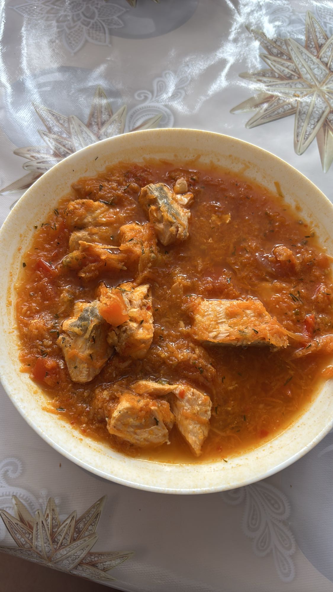 Fish tomato stew