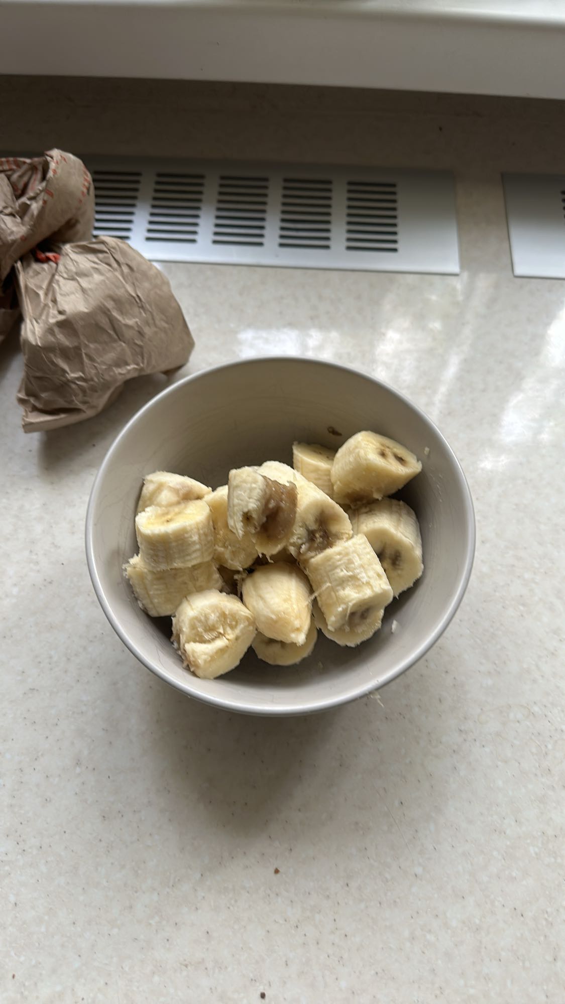 Sliced Banana Bowl