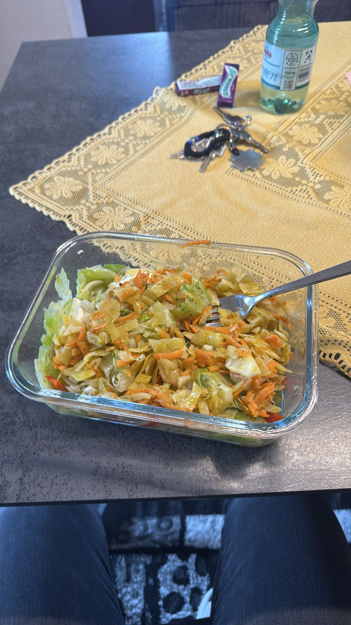 Ensalada de col y zanahoria