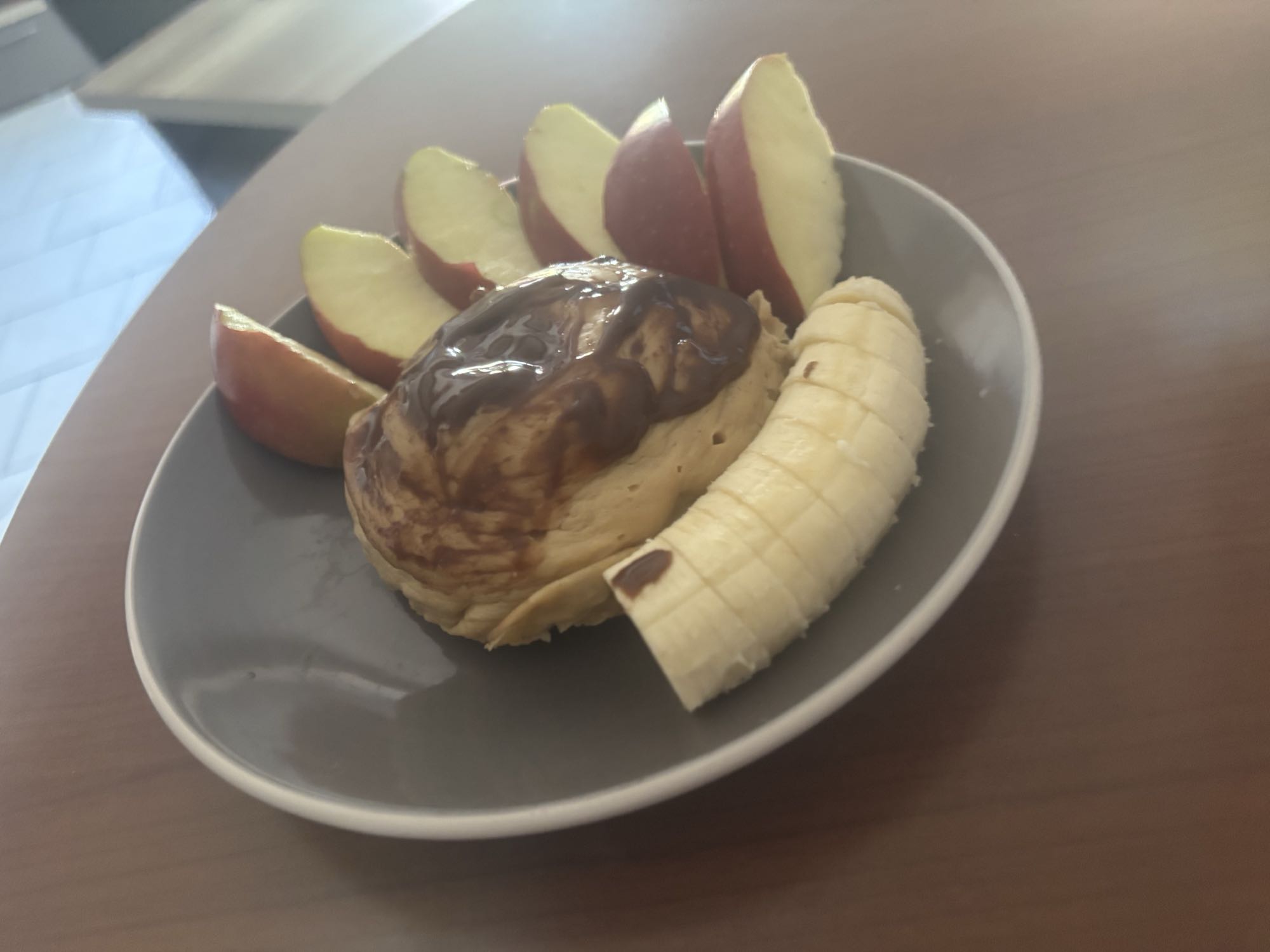 Pancake fruits choco