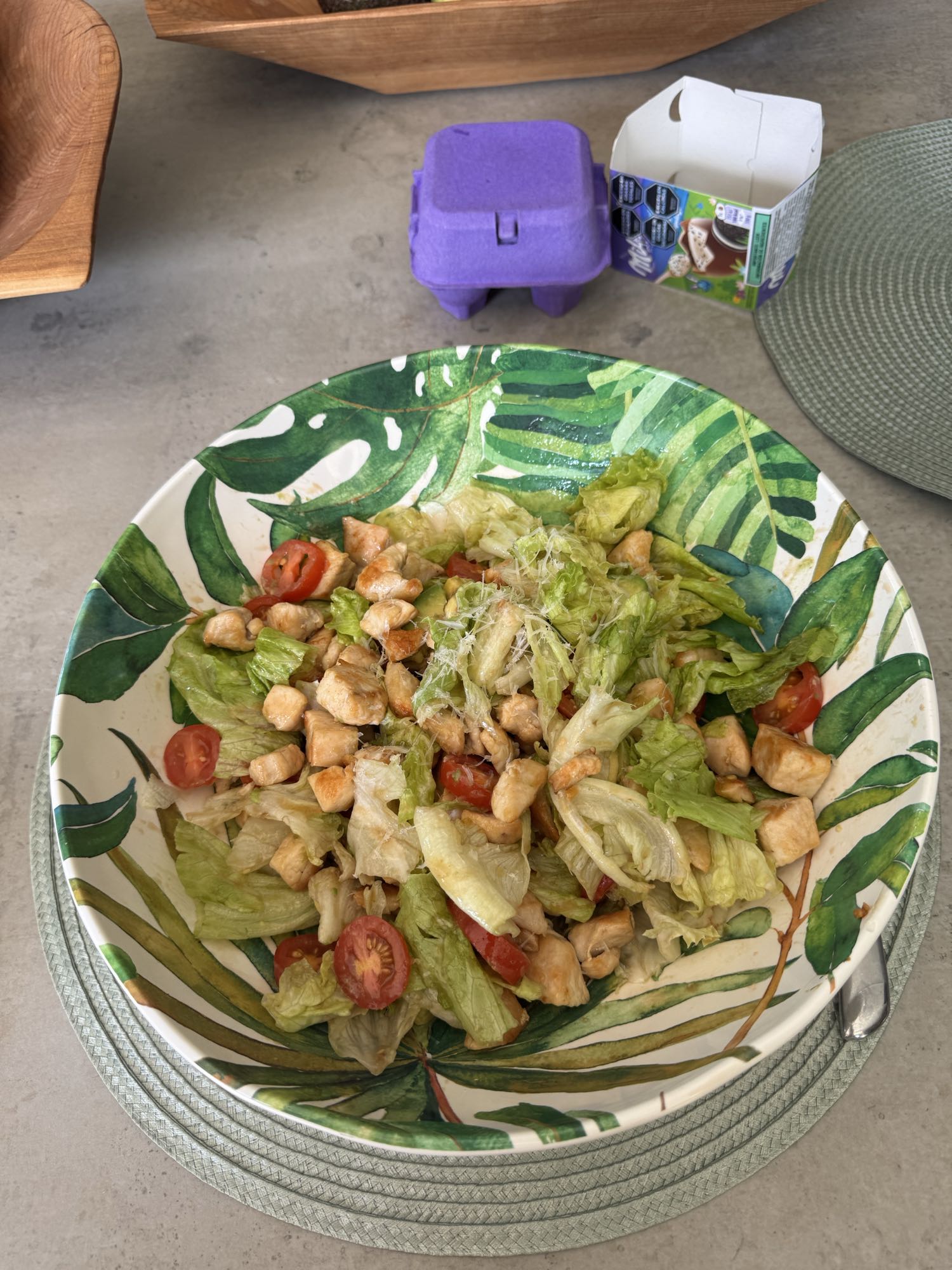 Ensalada con pollo