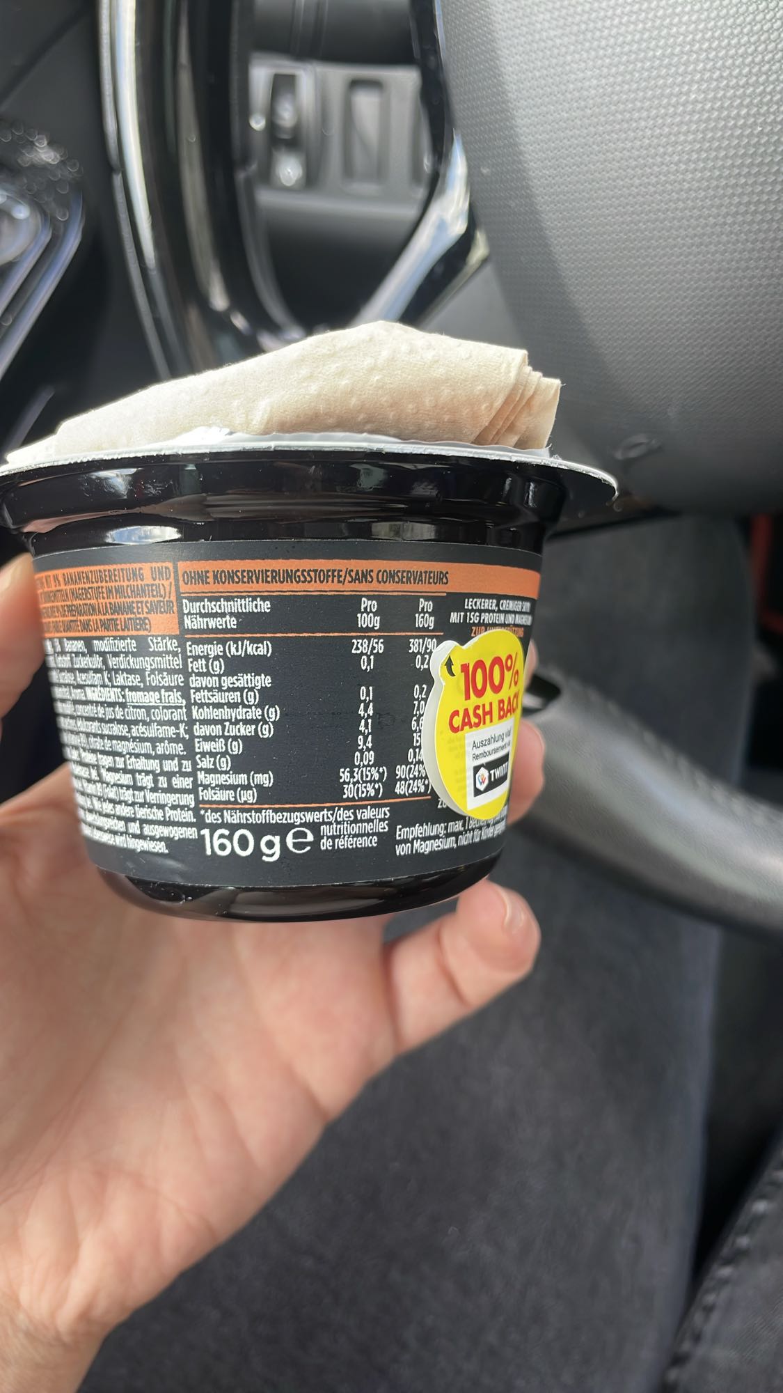 Protein Joghurt Snack