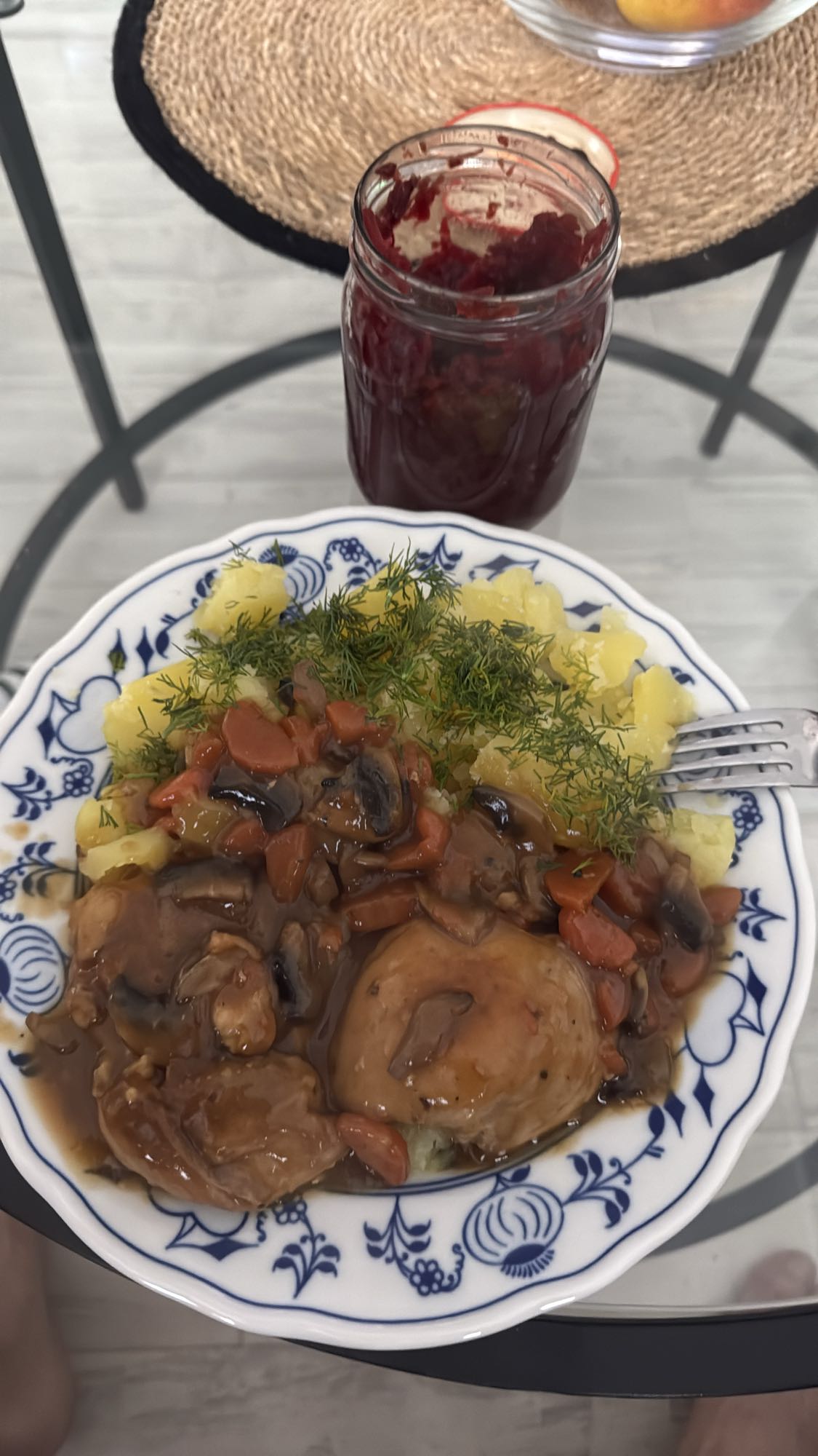 Kurczak z ziemniakami