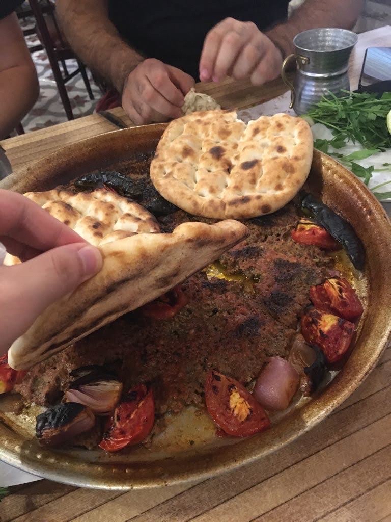 Baked Meat with Bread
