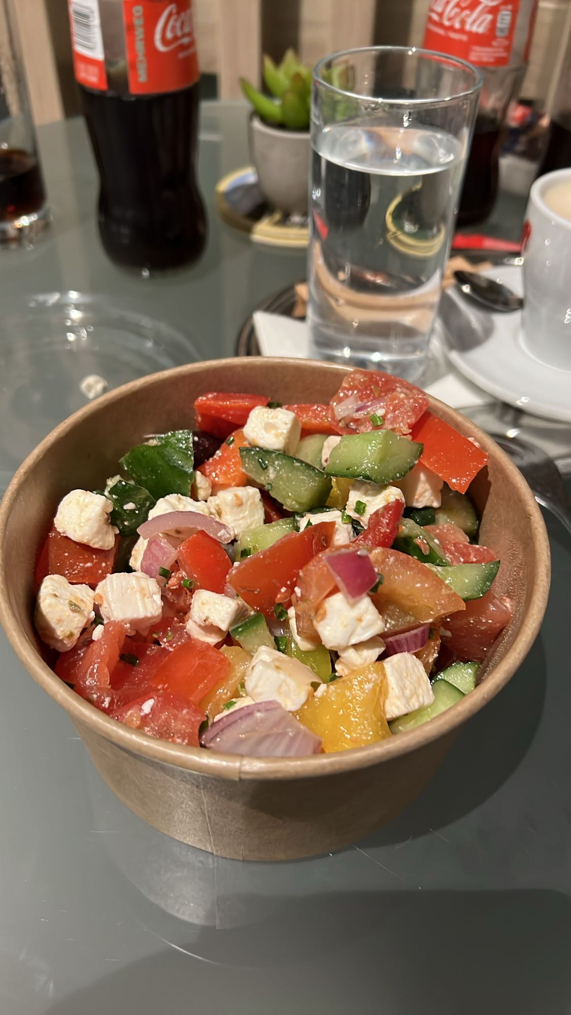 Ensalada griega fresca