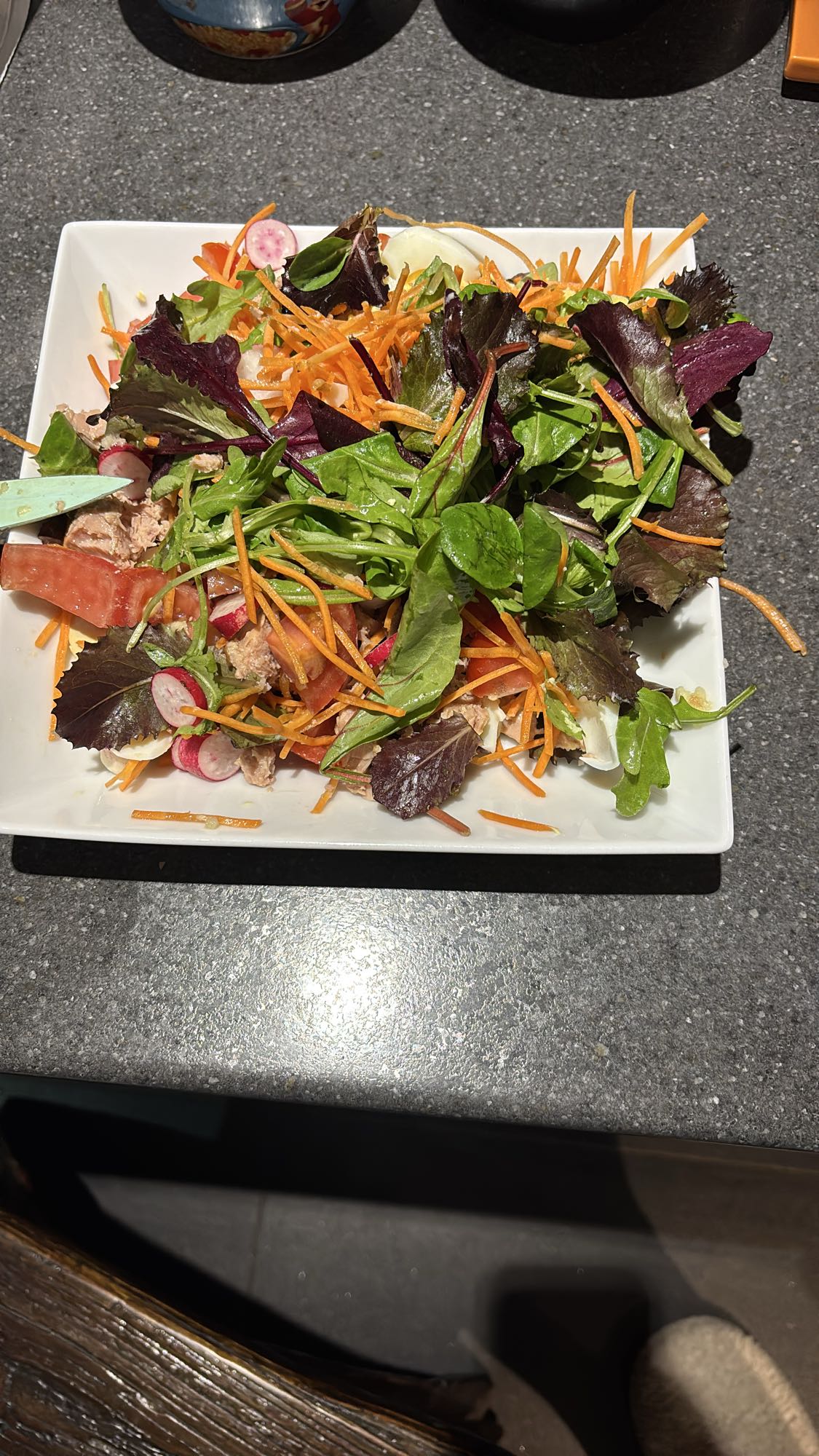 Salade fraîche au thon