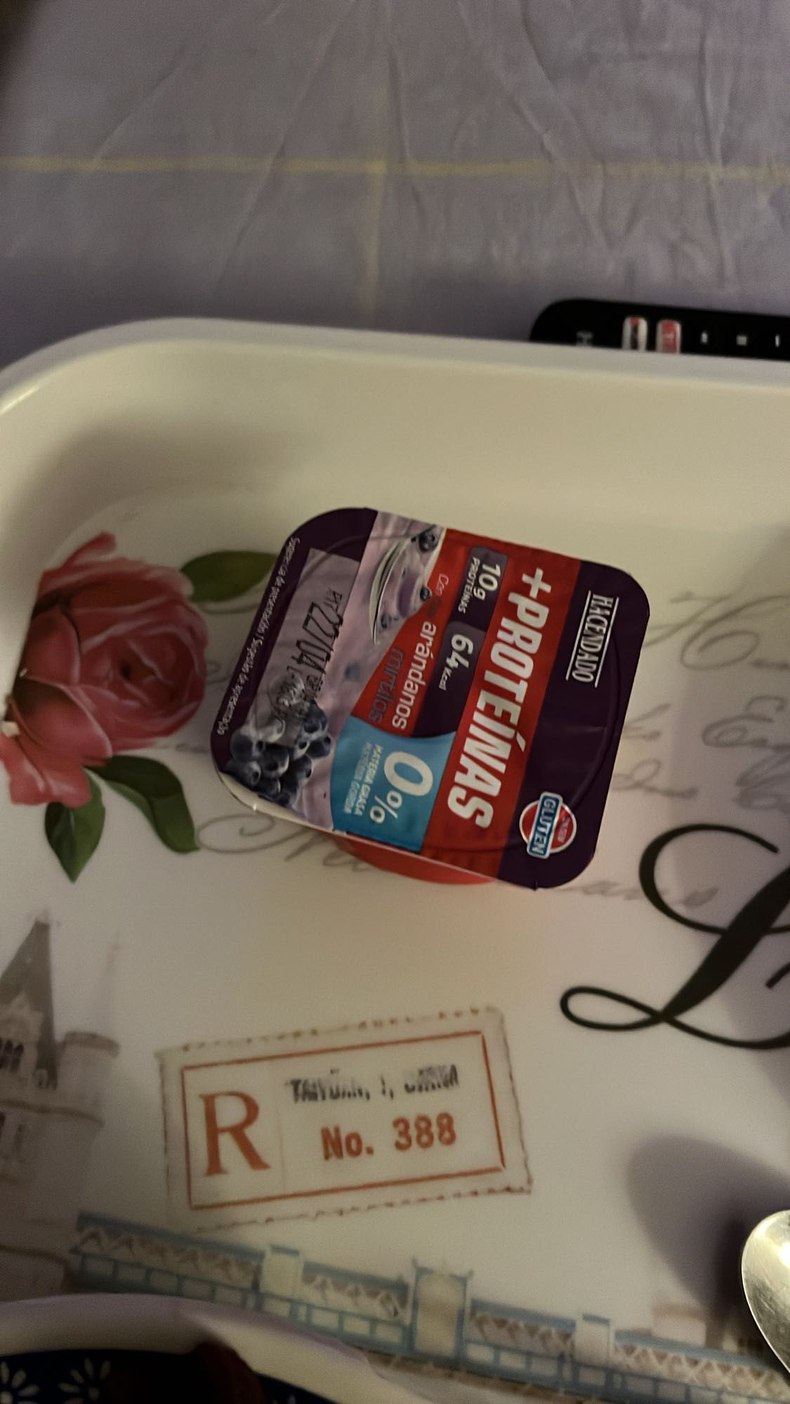 Yaourt aux myrtilles