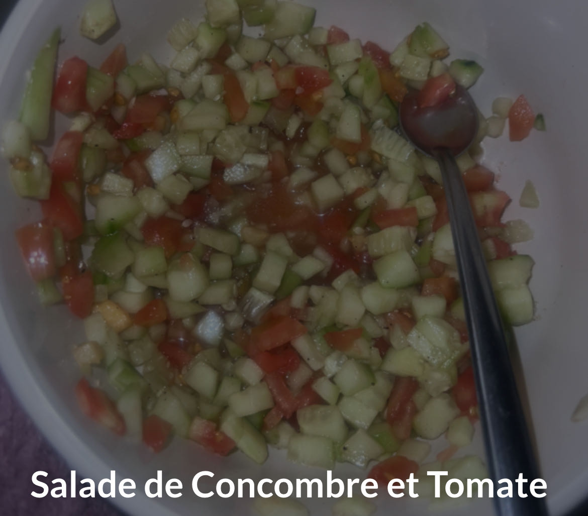 Salade Concombre Tomate