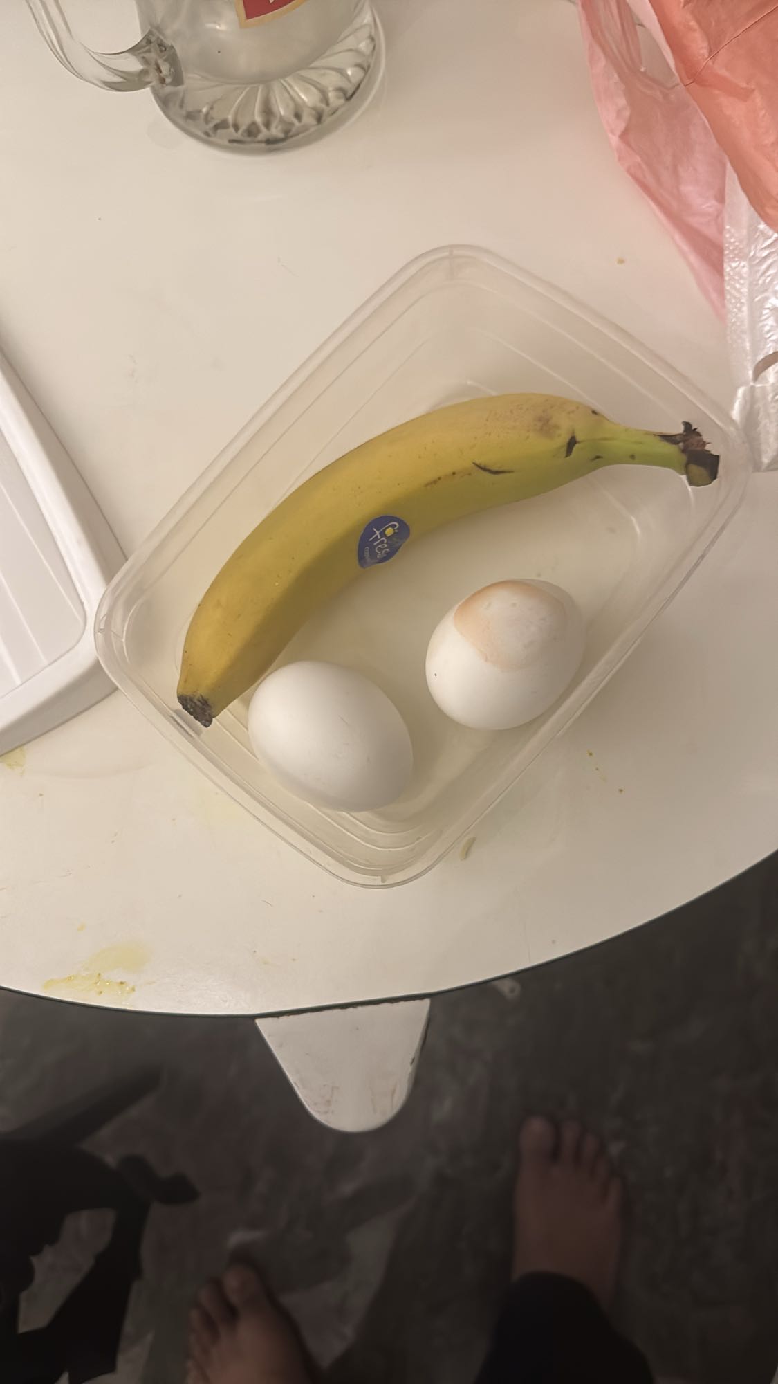Eggs and Banana