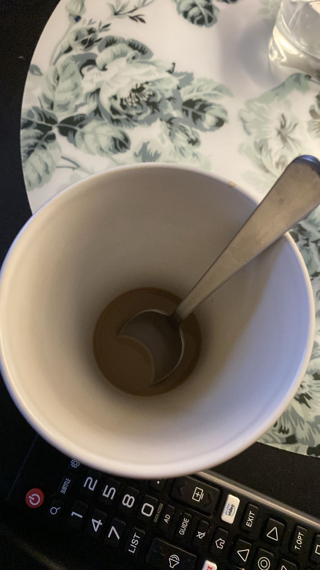 Kopp kaffe med mjölk