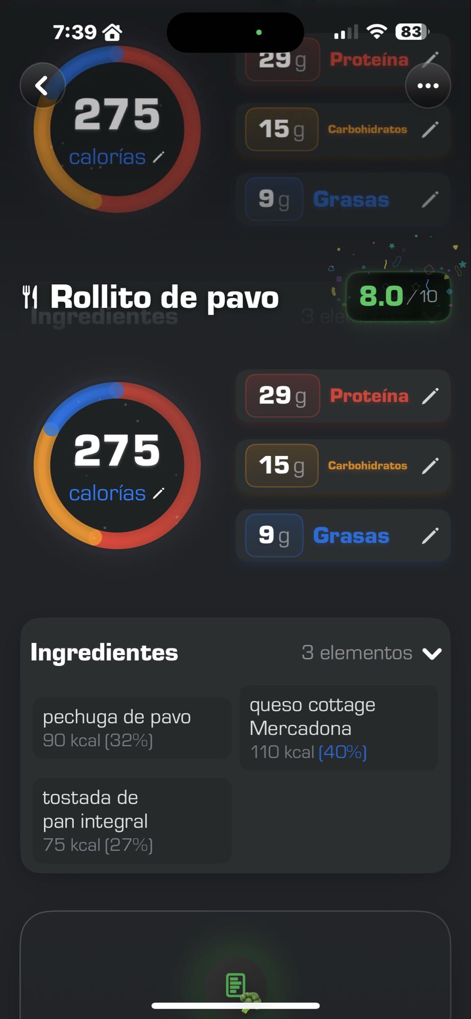 Rollito de pollo