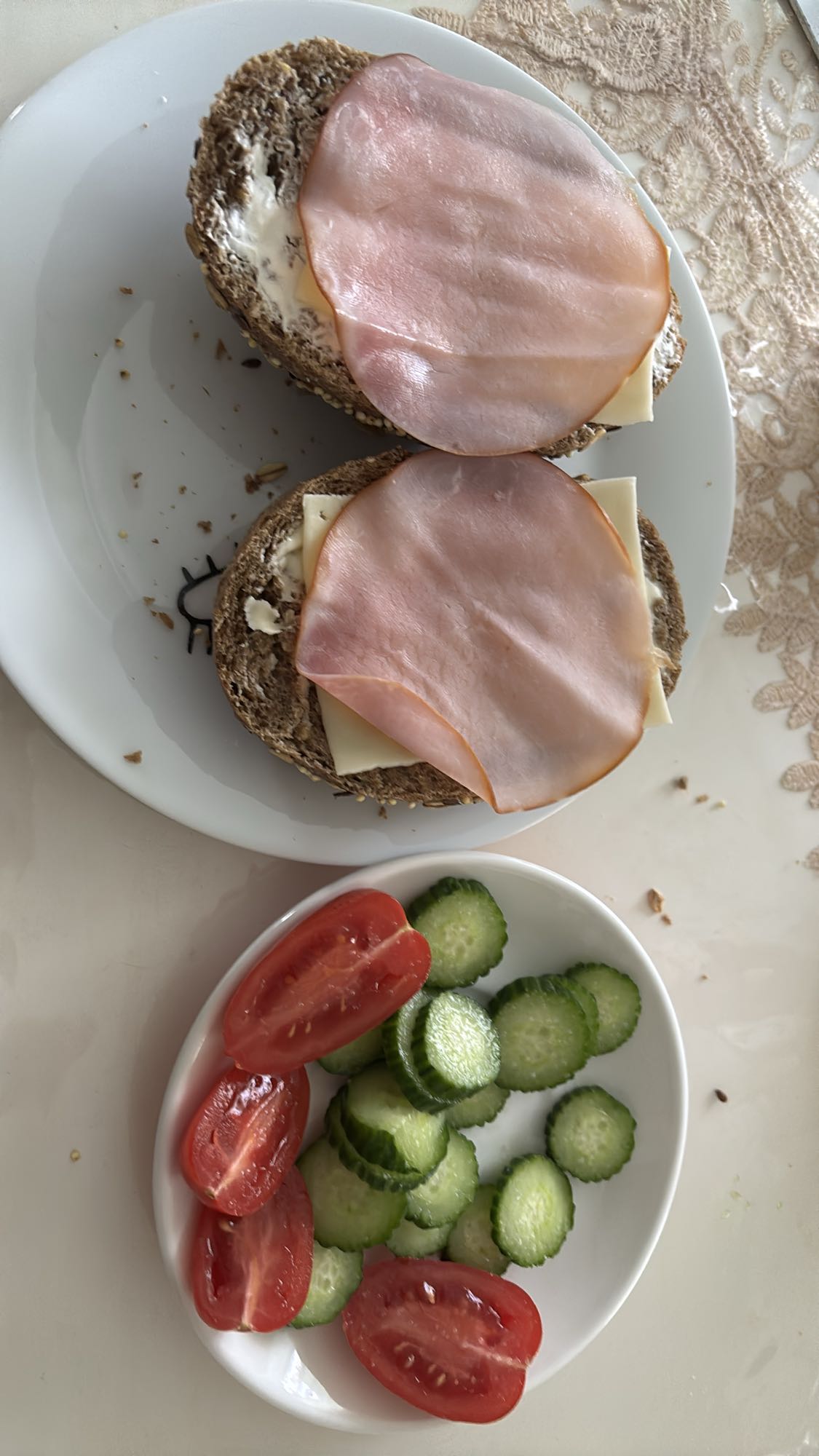 Smörgås med grönsaker