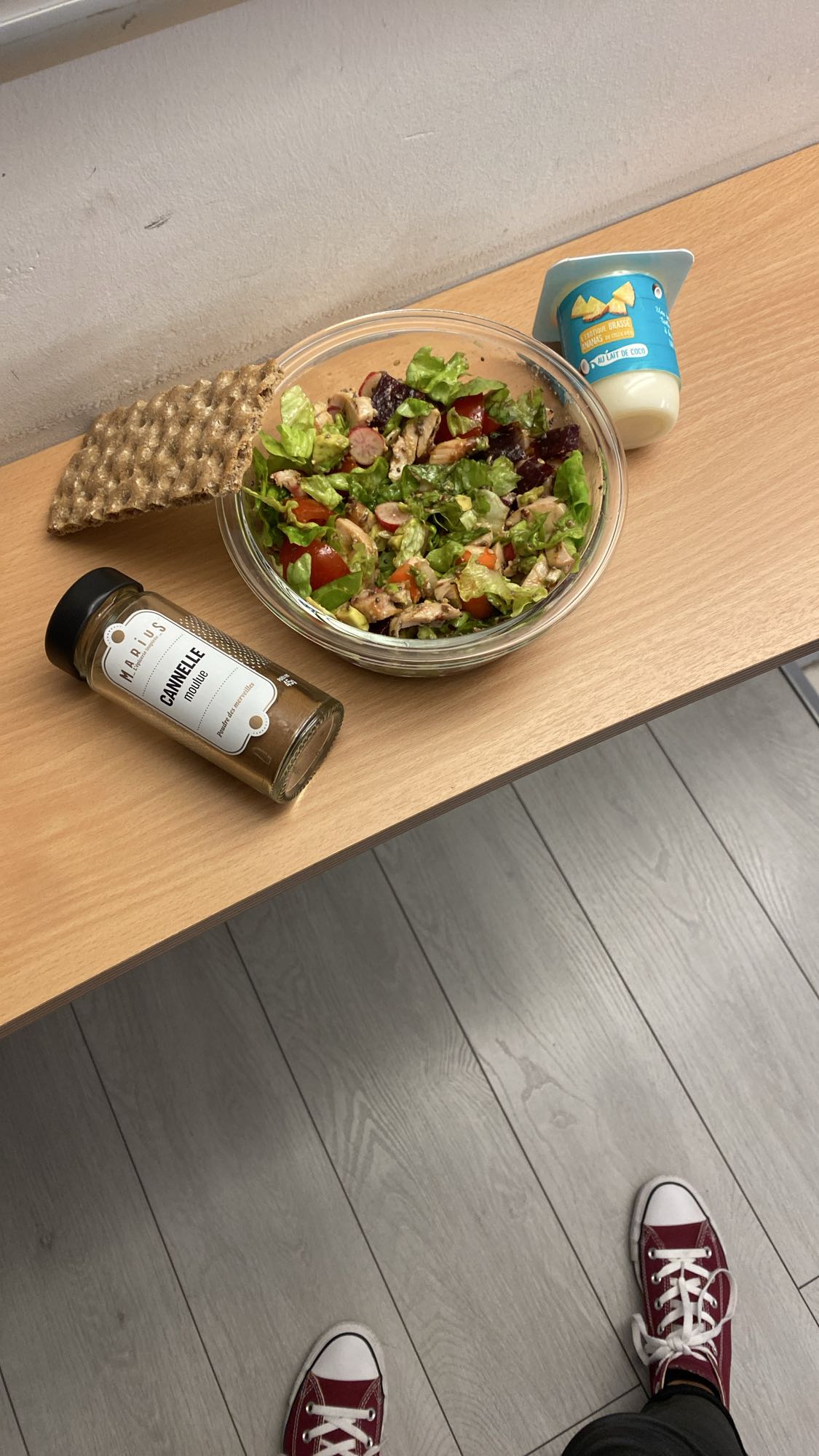 Salade poulet et yaourt