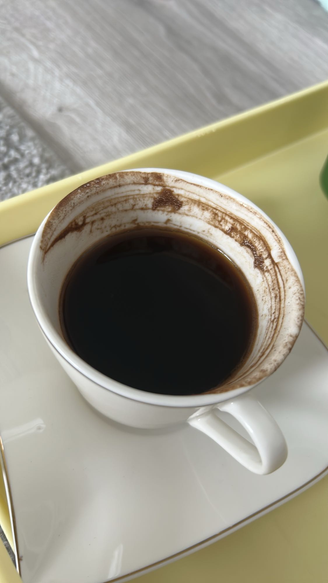 Tasse de café noir