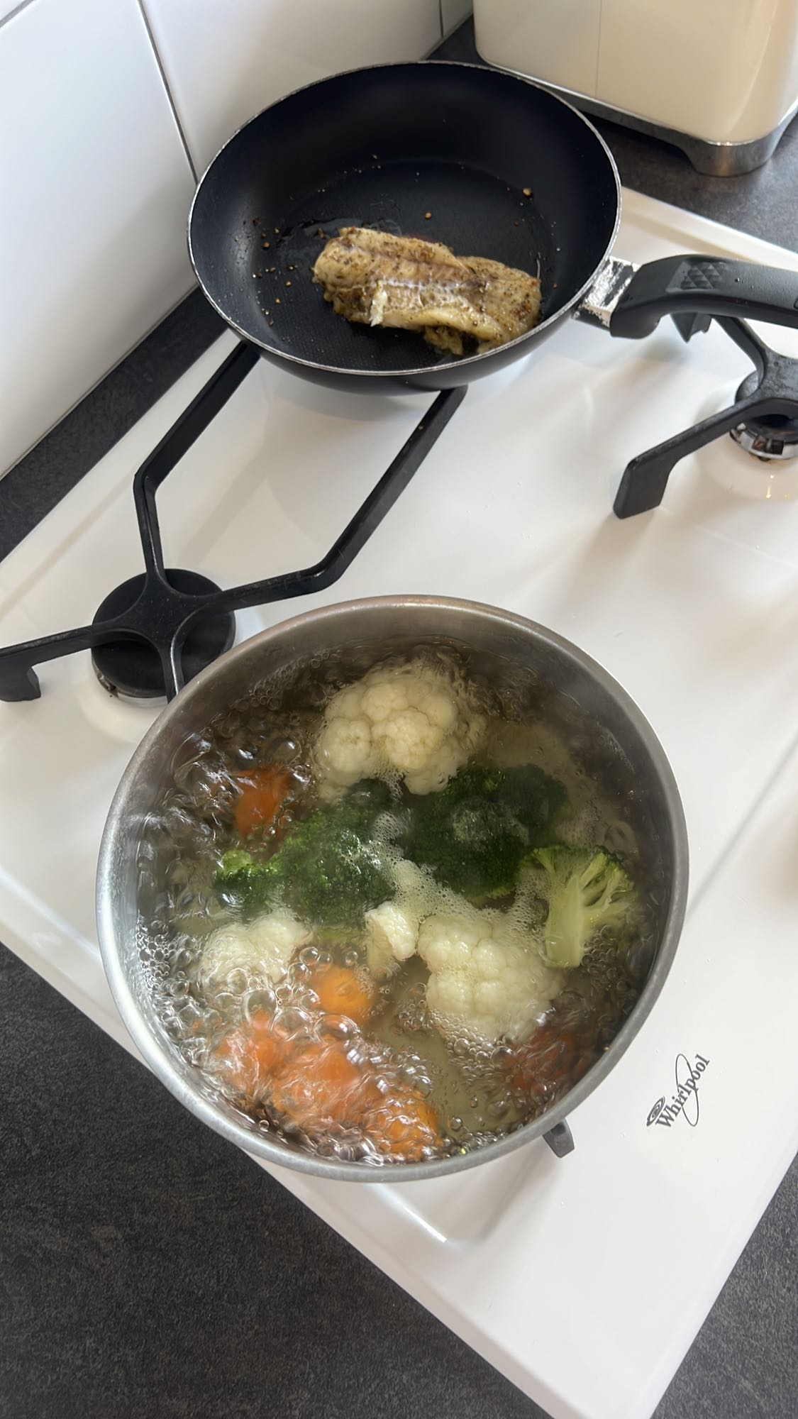 Fish and Boiled Veggies