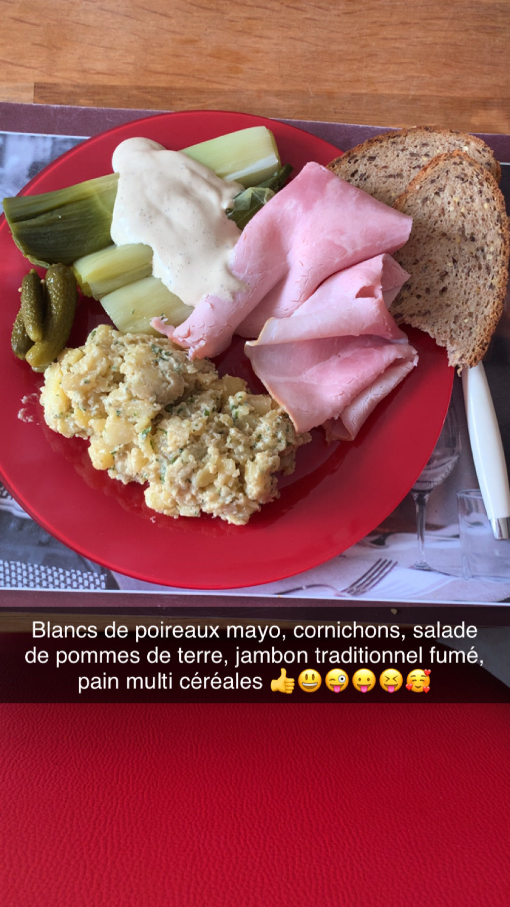 Déjeuner froid varié