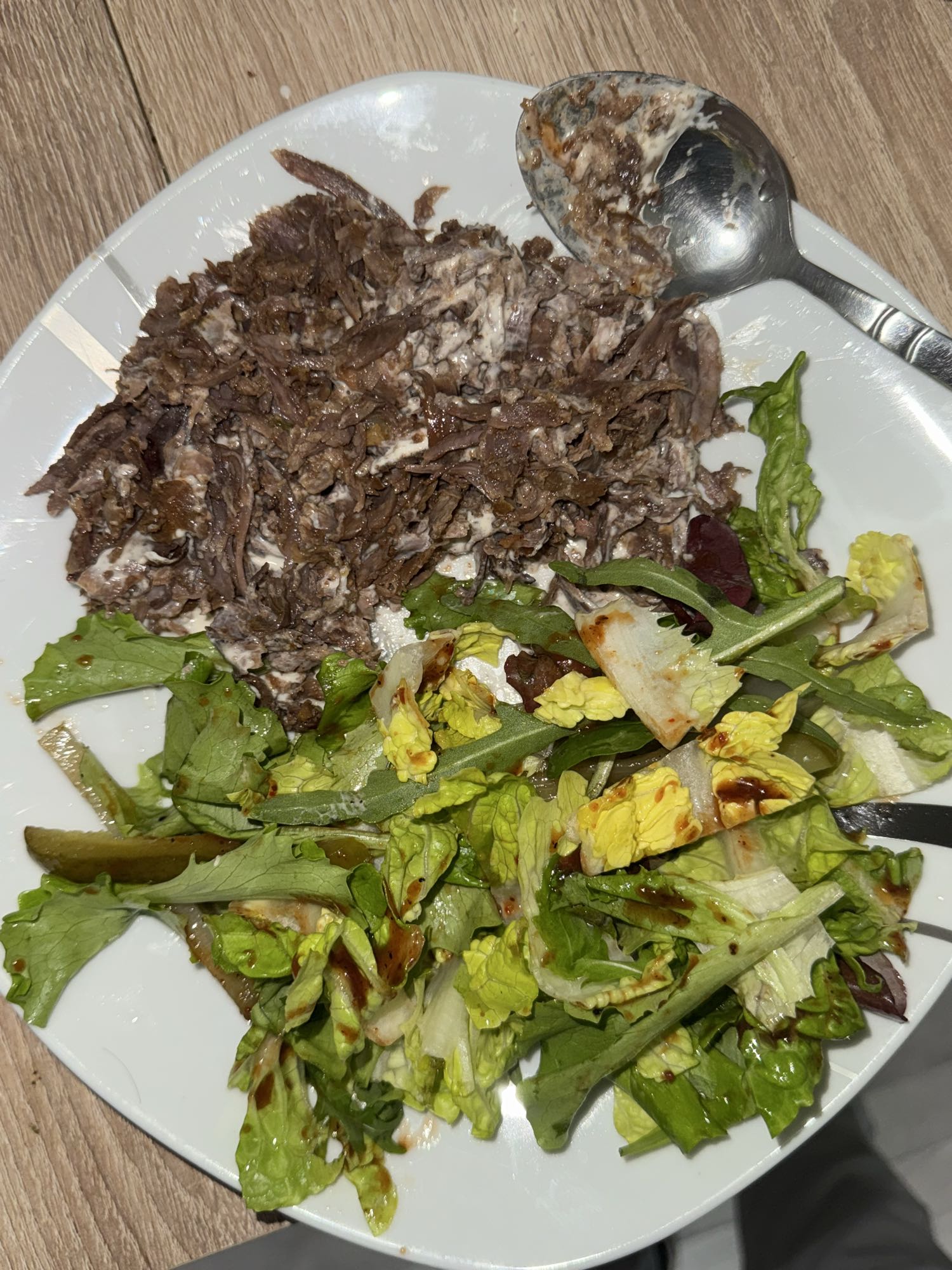 Salat mit Fleisch