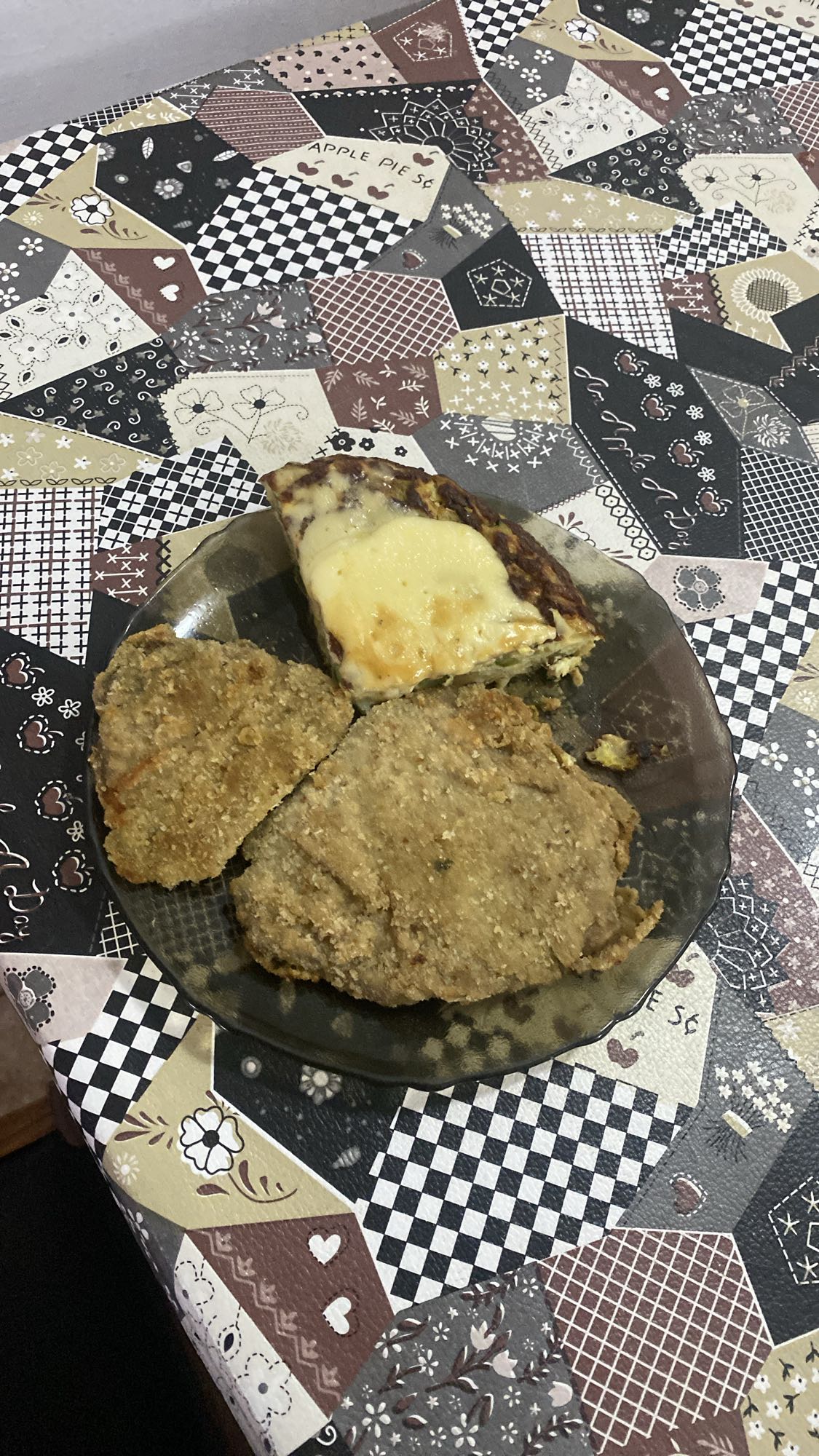 Milanesas con tortilla