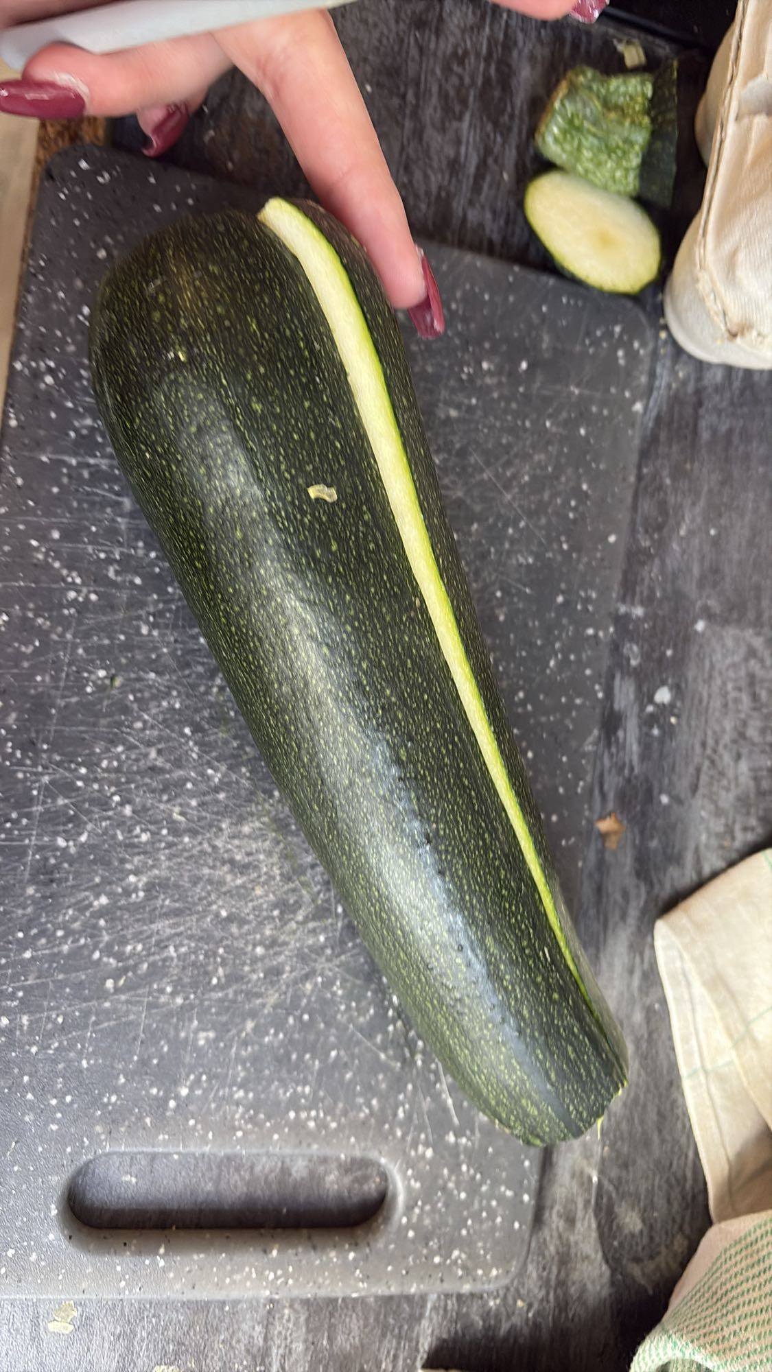Courgette crue