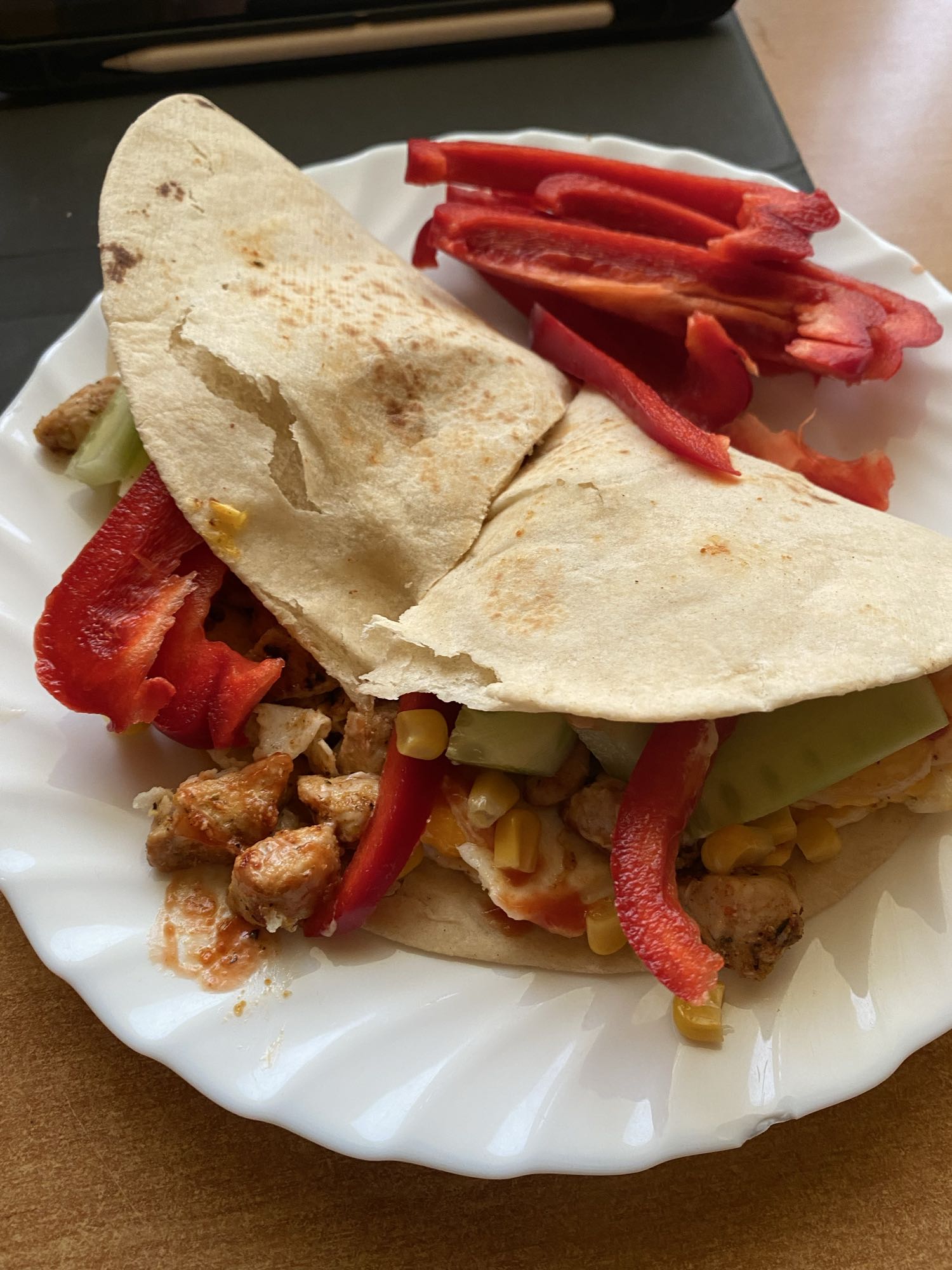 Tortilla z kurczakiem